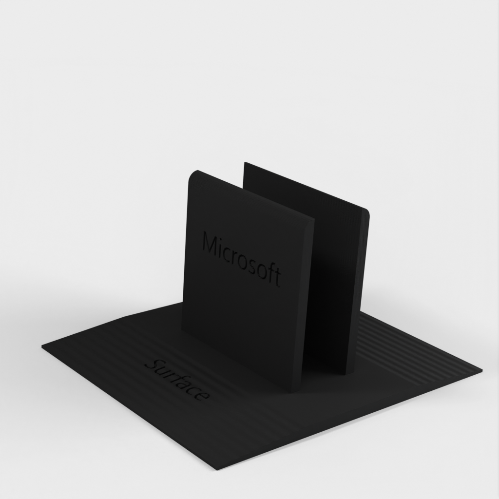 Surface Pro 1 Stand with engraved Microsoft logos