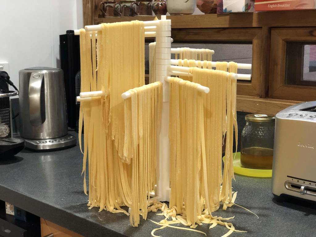 Pasta Drying Rack with 16 Arms