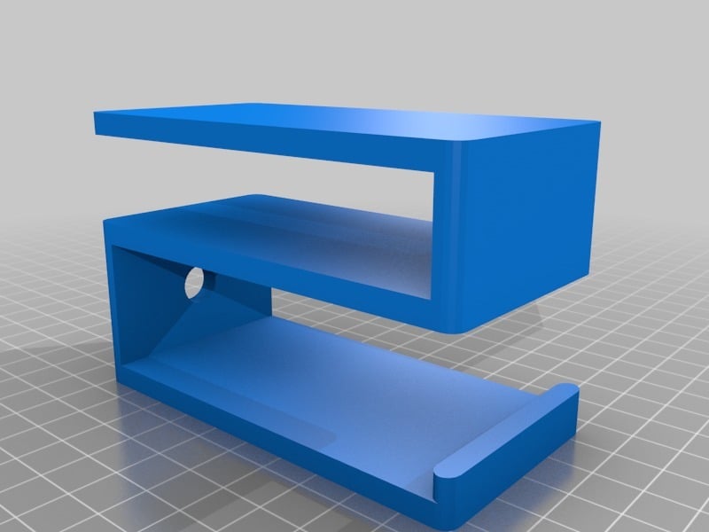 Practical desk hook for headphones with cable management