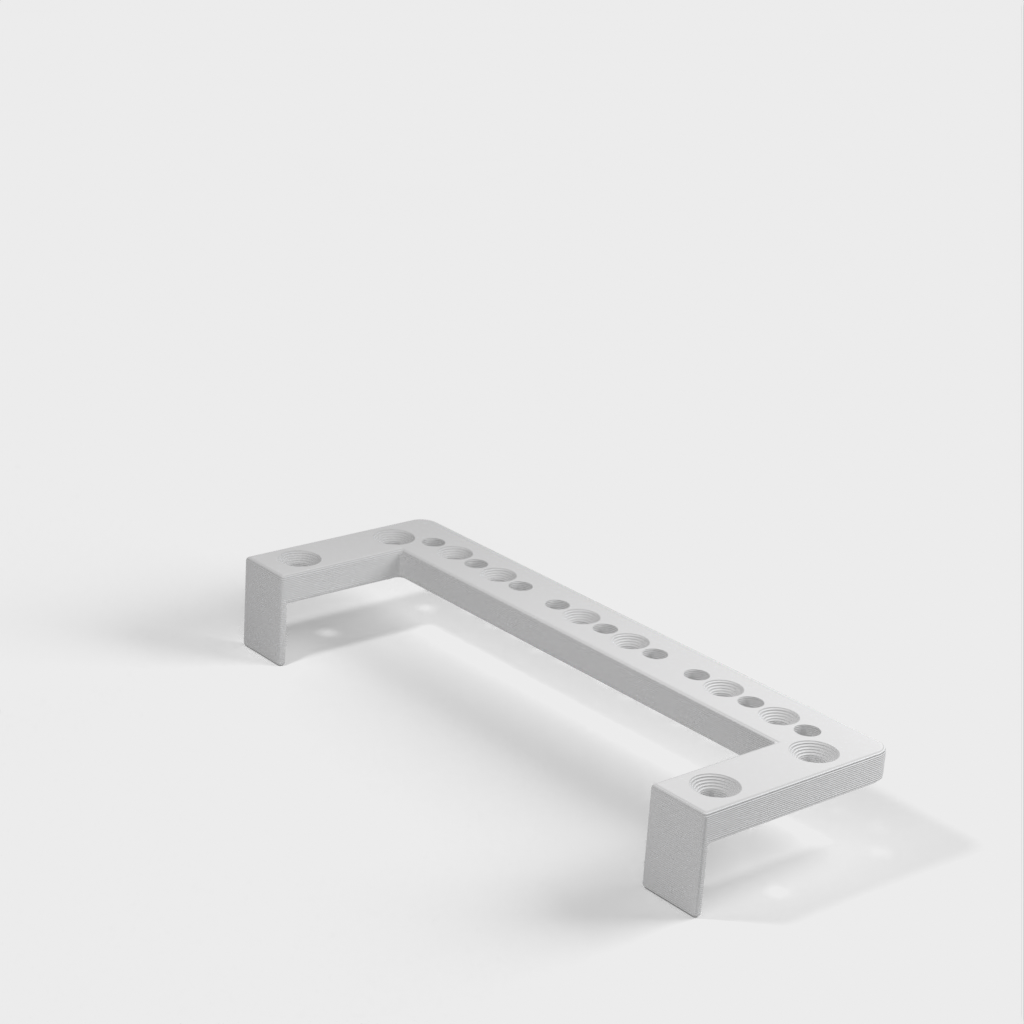 3U Rack-rail for Ikea Lack Table