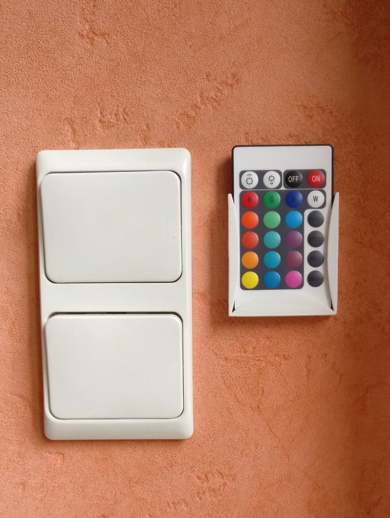LED Strip Remote Control Holder