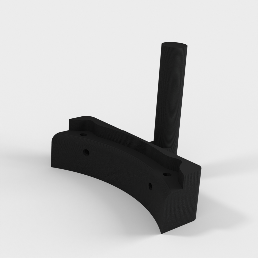Drum pad mounting bracket for Roland Cymbal Clamp