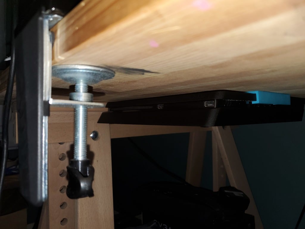PlayStation 4 Slim Under Mount Clips
