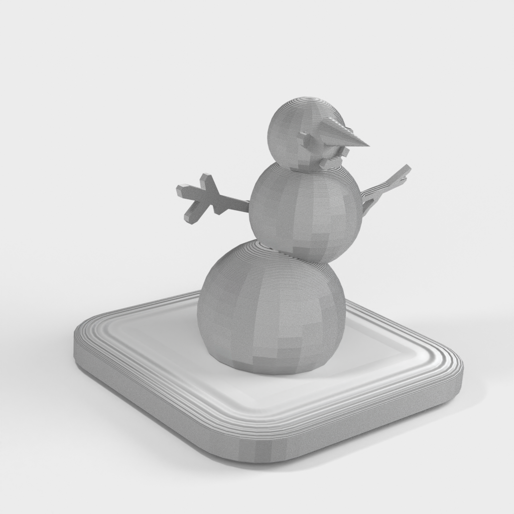 Phoebe Snow 3D snowman model