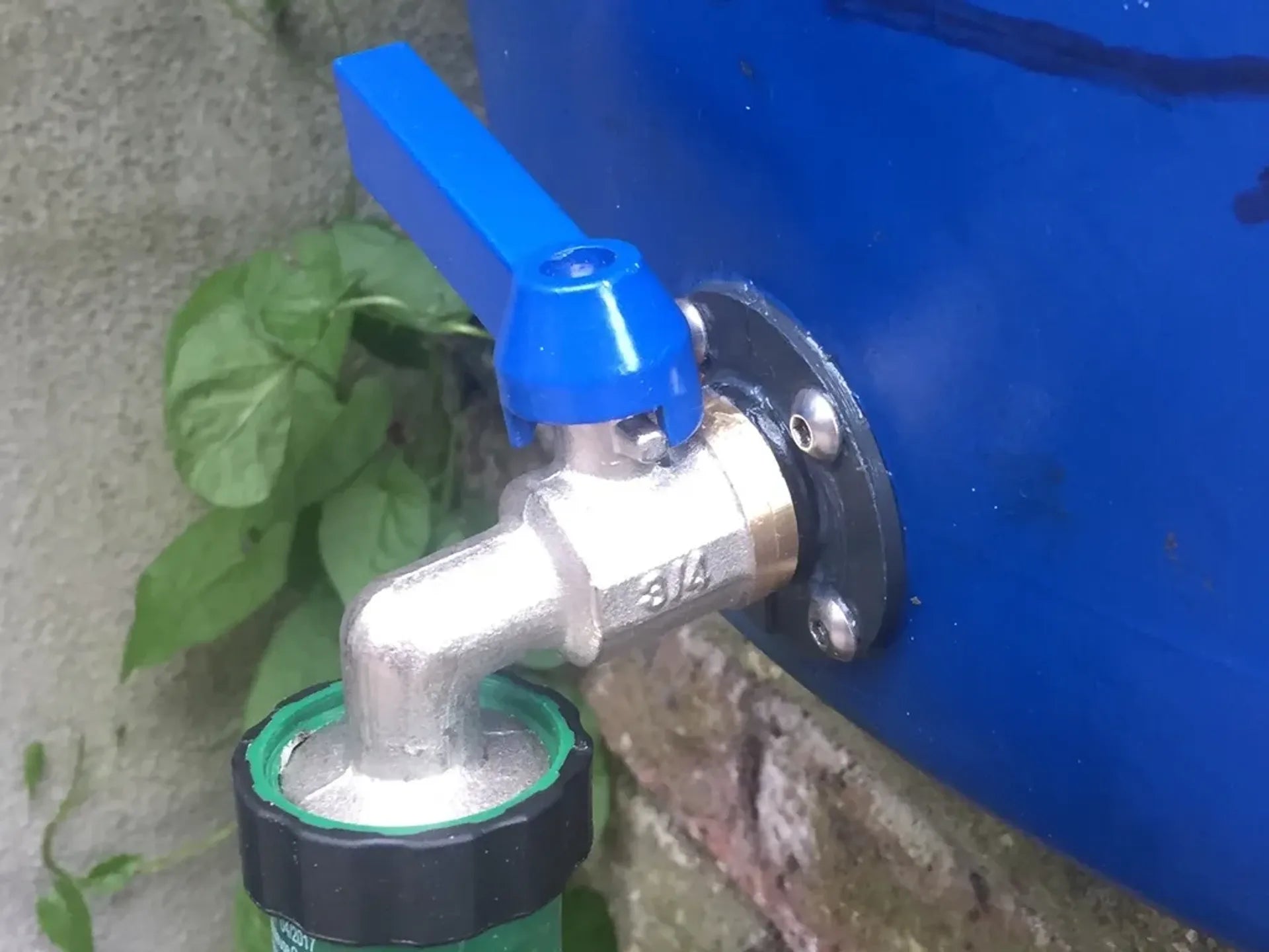 3/4&quot; faucet fitting for rain barrel