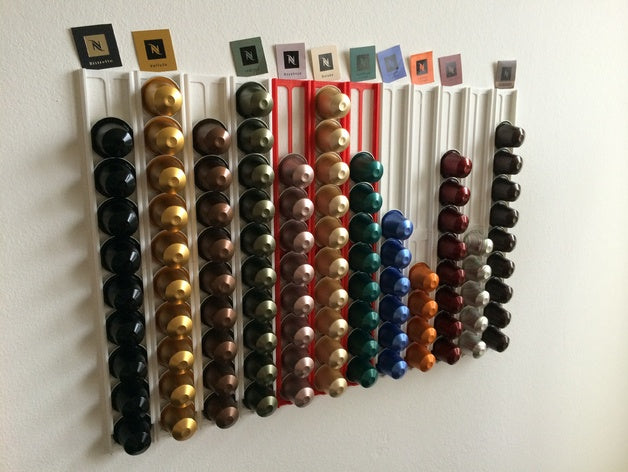 Nespresso Capsule Holder for Wall Mounting