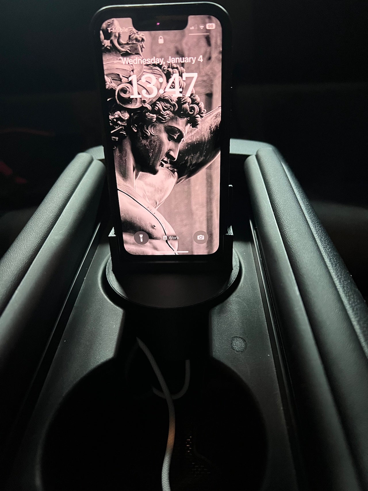 Charging dock for iPhone Mini in Cup holder - Toyota GR86/Subaru BRZ (2022+)