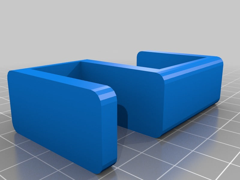 Parametric desktop hook with hole for headphone cable