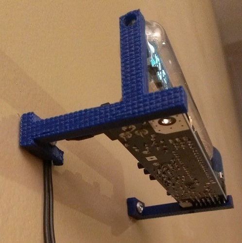 Wall mount for Adafruit Ice Tube Clock