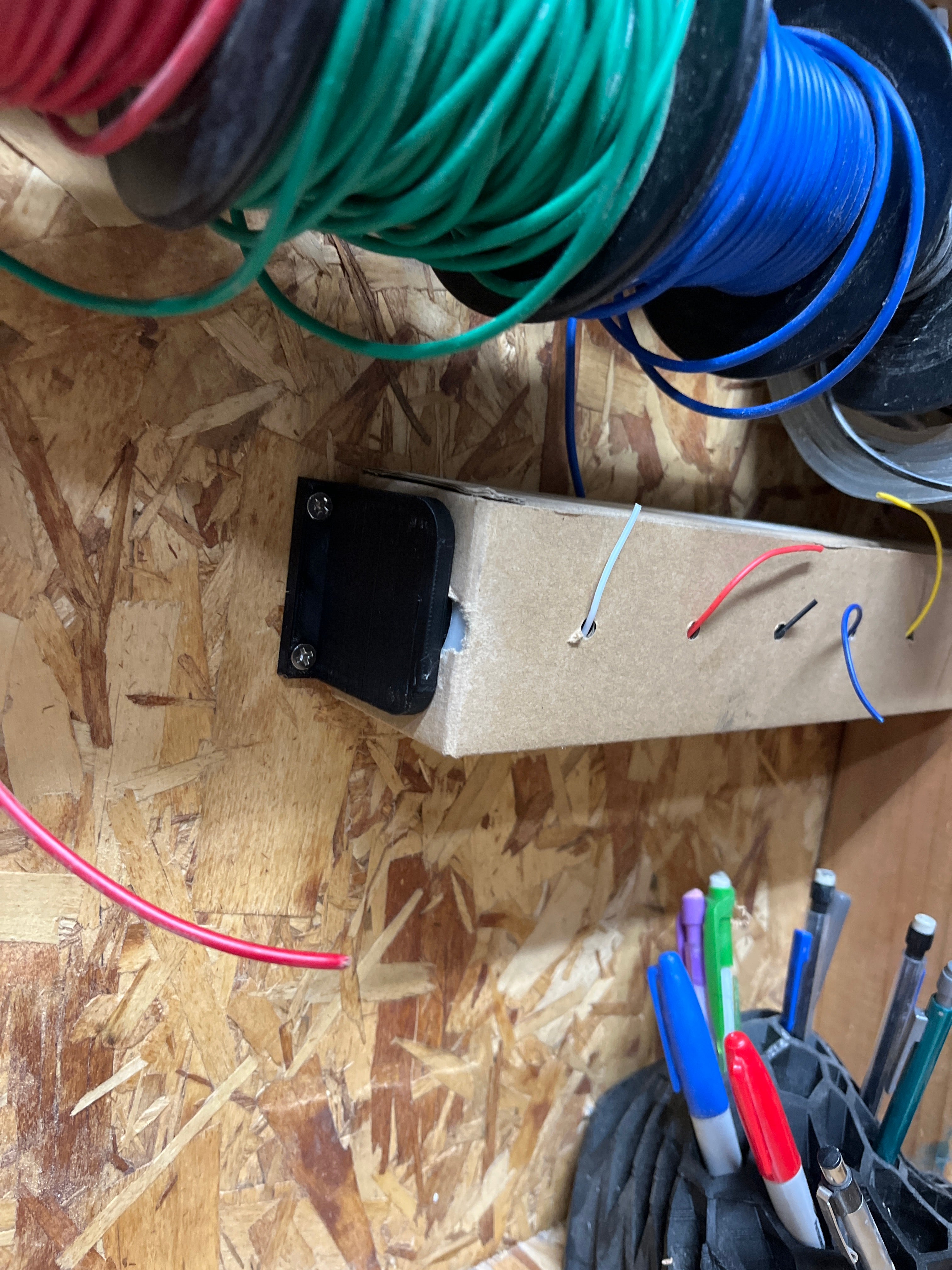 22ga Box Wire Holder for wall mounting