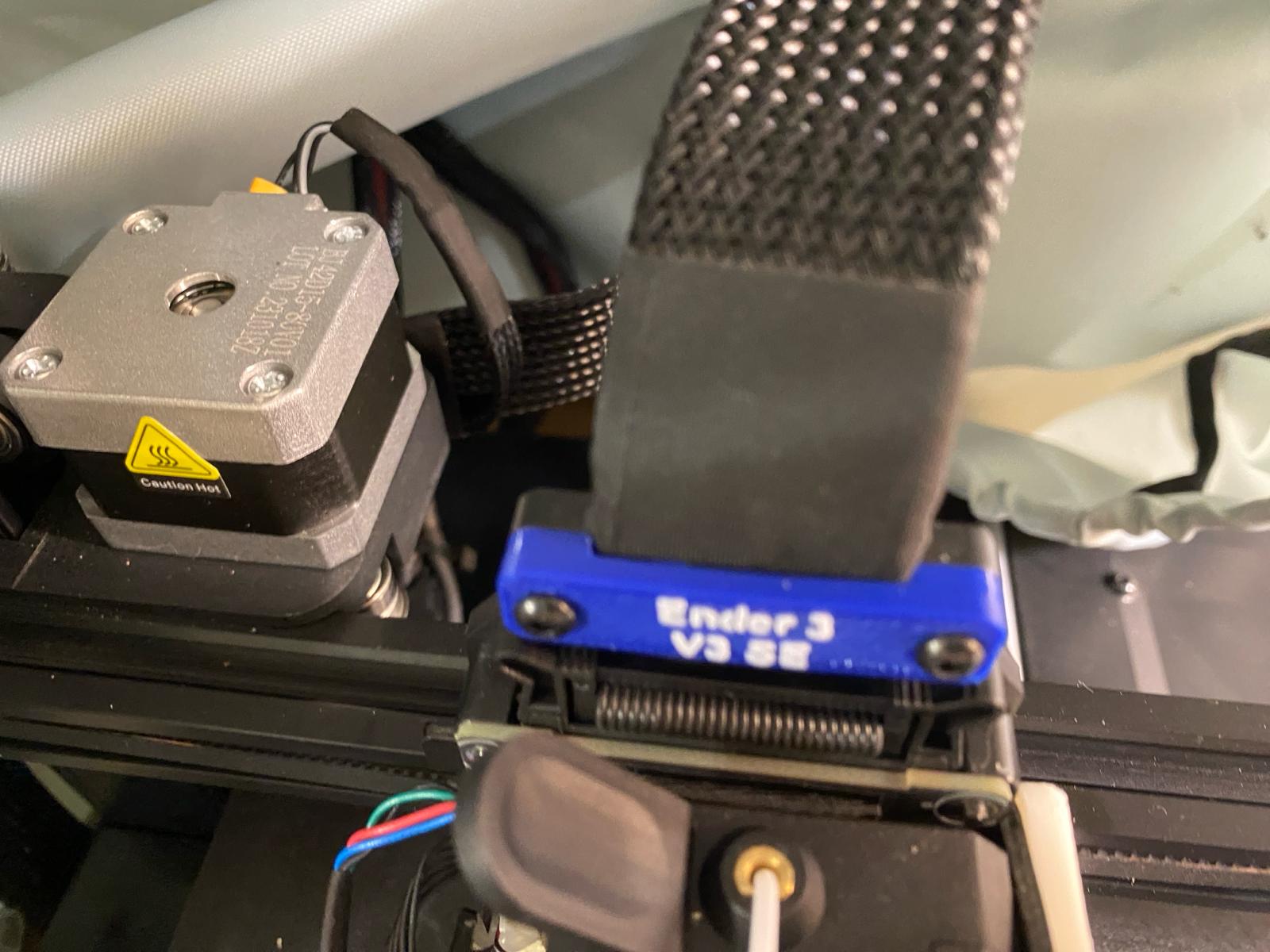 Ender 3 V3 SE Print Head Cable Clamp