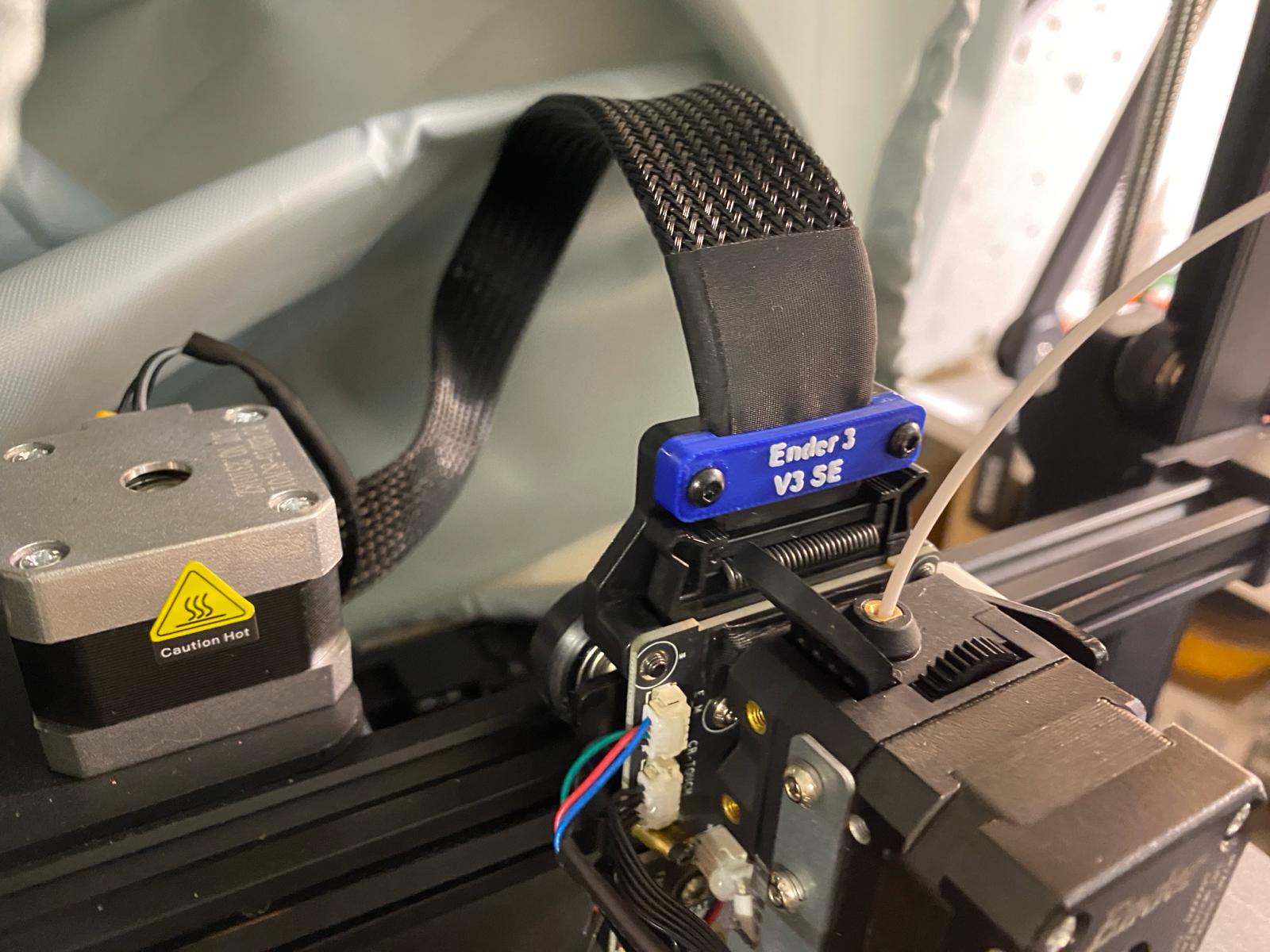 Ender 3 V3 SE Print Head Cable Clamp