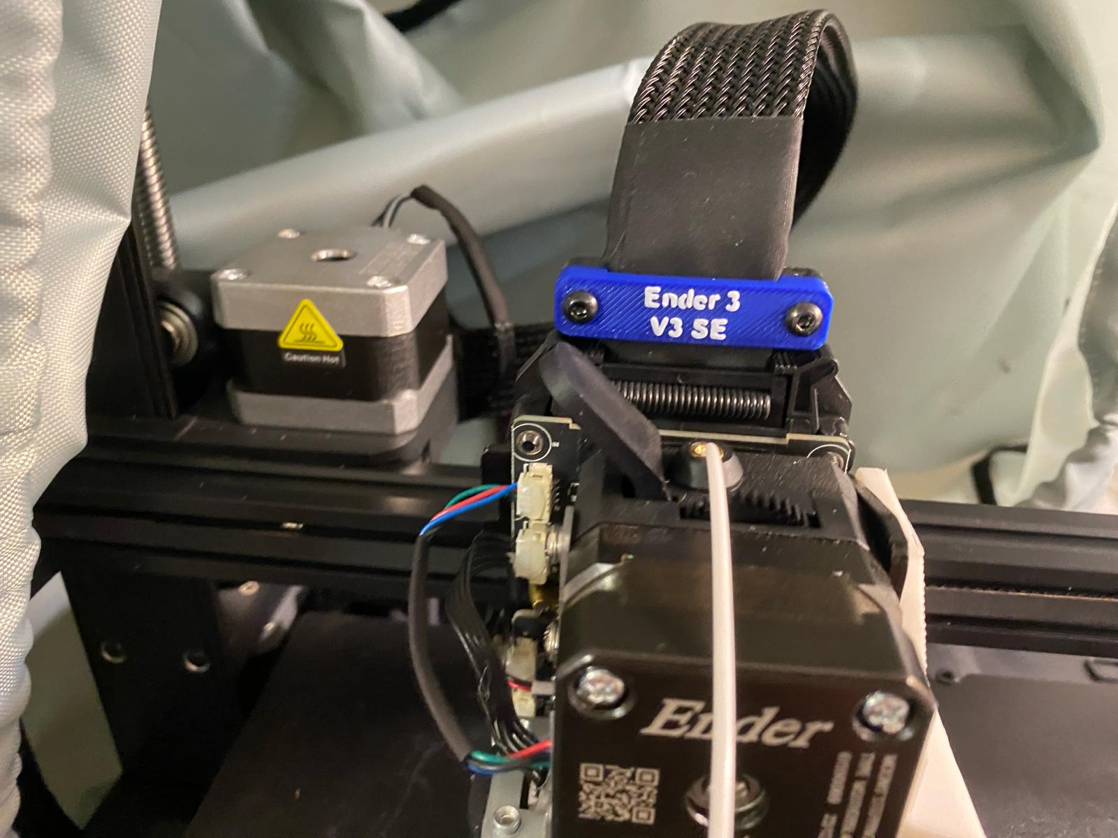 Ender 3 V3 SE Print Head Cable Clamp