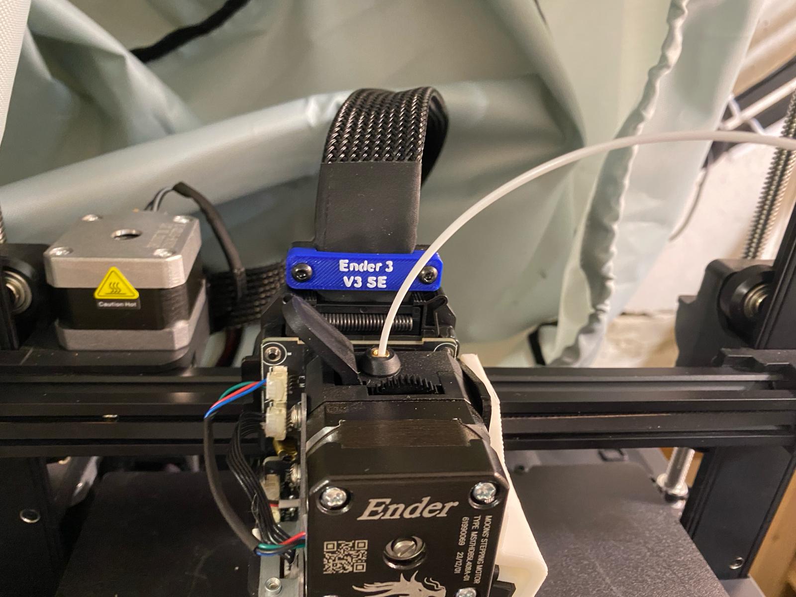 Ender 3 V3 SE Print Head Cable Clamp