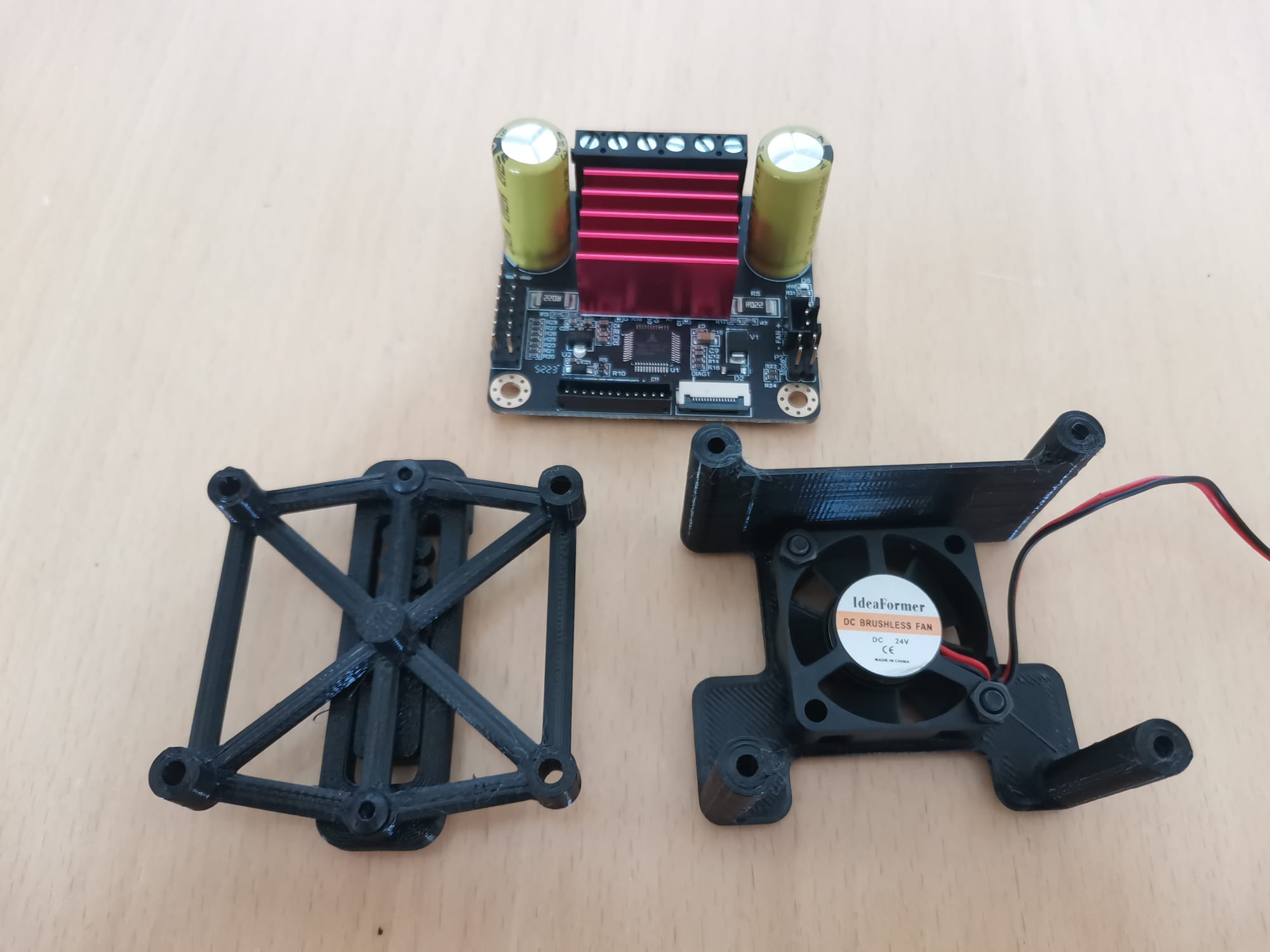 BTT TMC5160T Plus Cooling House and DIN-Rail Adapter for Step Driver