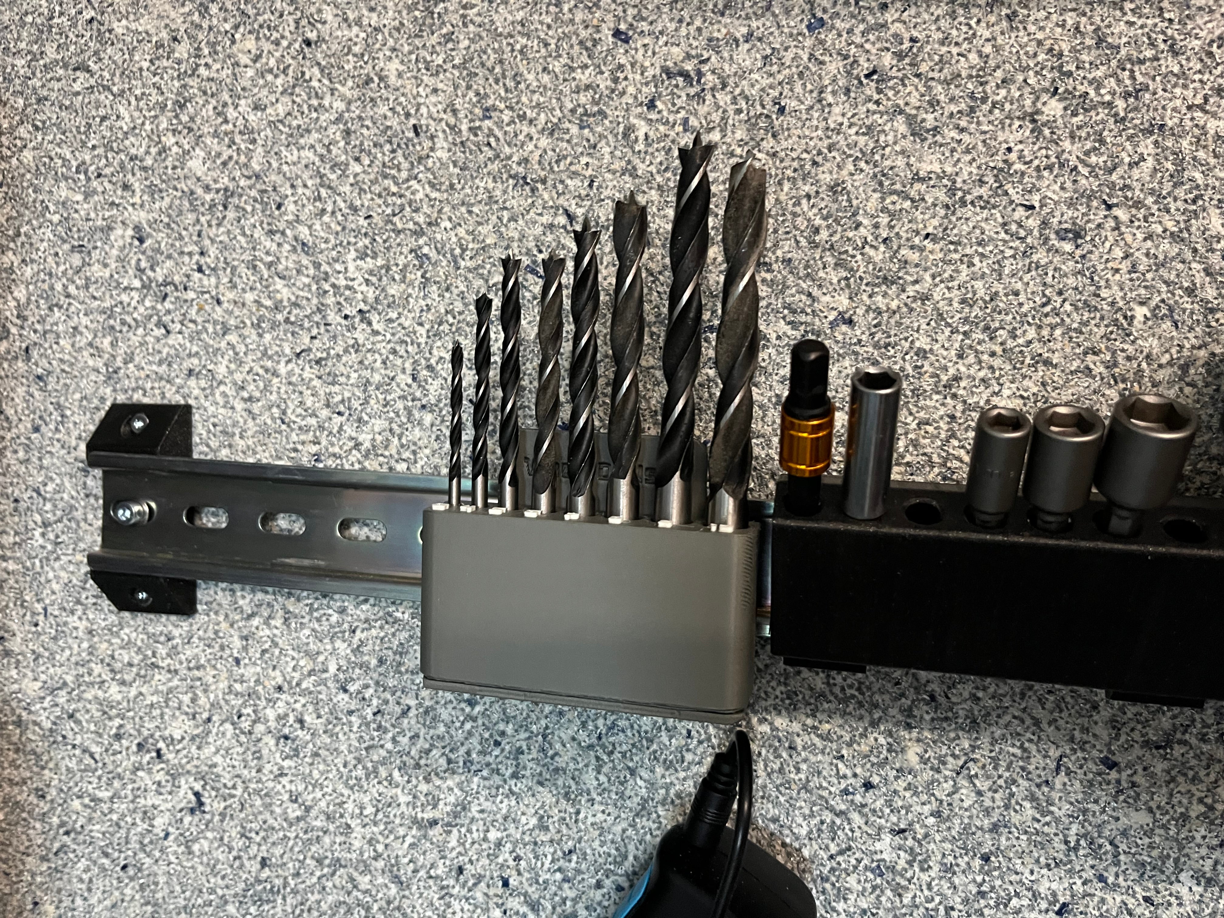Magnetic DIN Rail Drill Holder (3-10 mm)