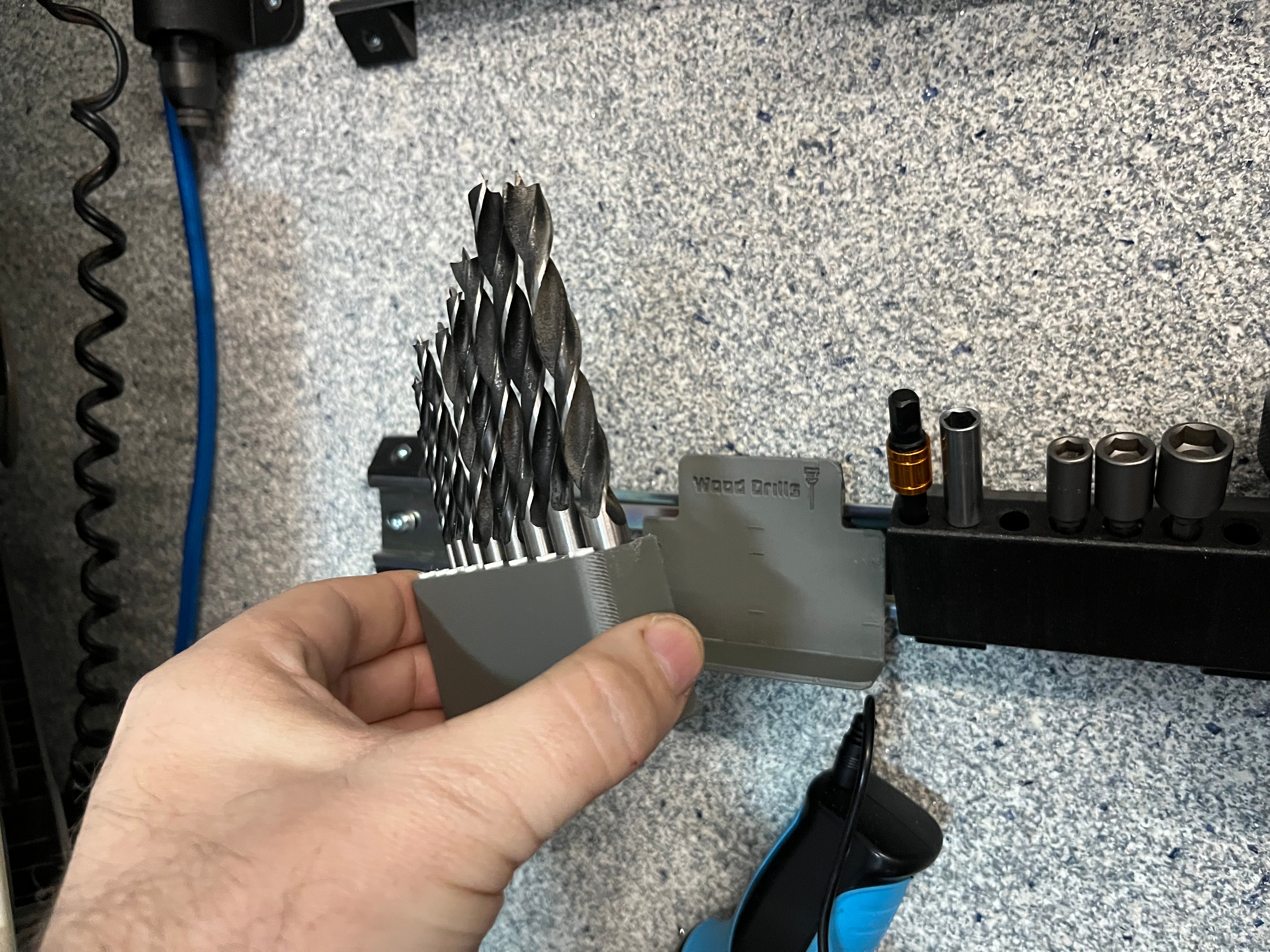 Magnetic DIN Rail Drill Holder (3-10 mm)