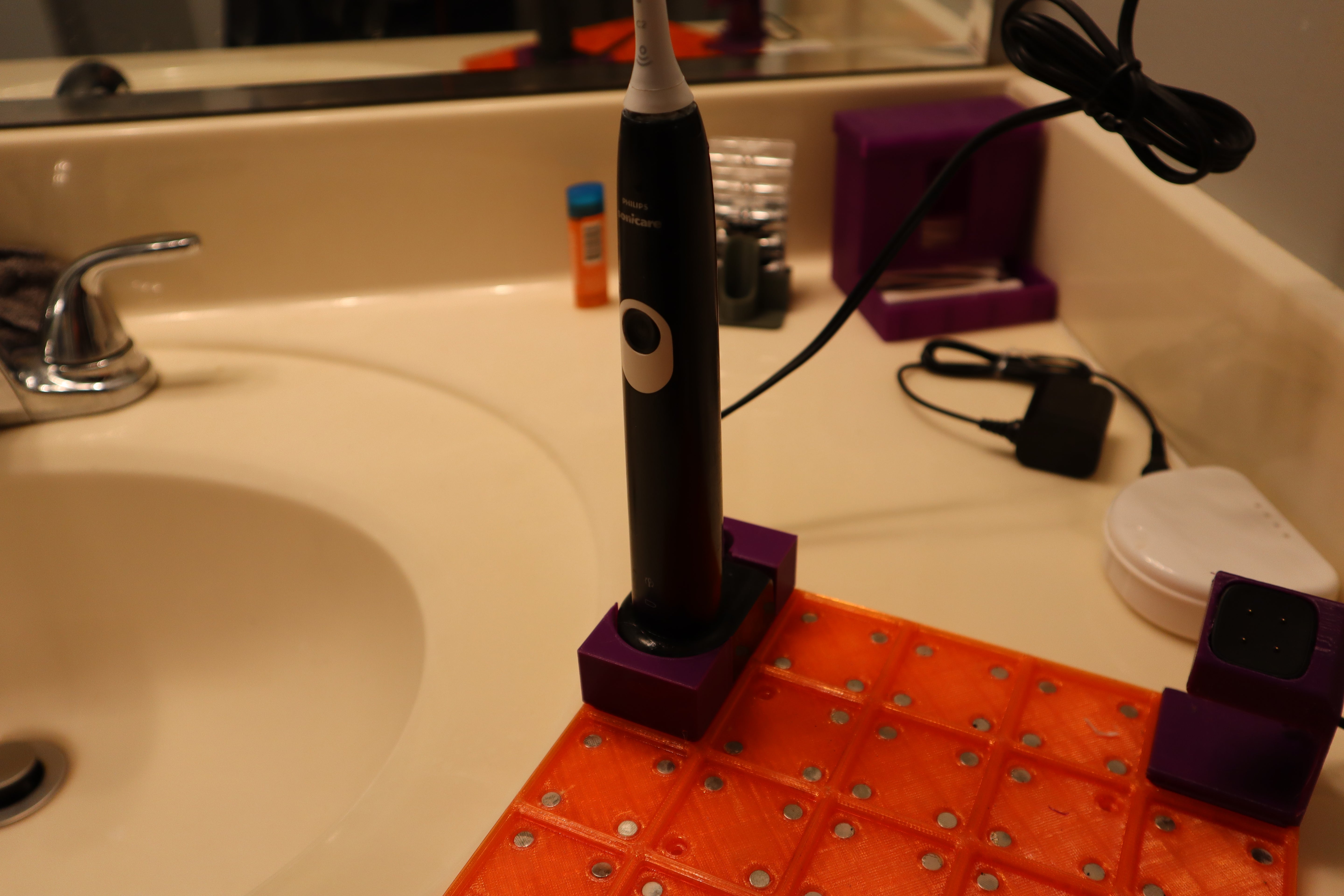 Gridfinity Sonicare Toothbrush Charger