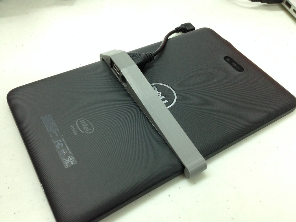 Dell Venue 8 Pro Tablet USB OTG Cable Holder & Stylus Holder