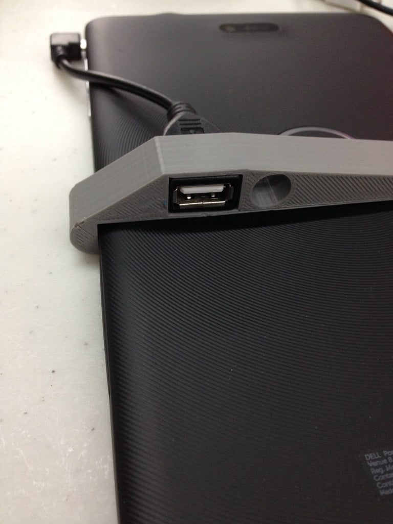 Dell Venue 8 Pro Tablet USB OTG Cable Holder & Stylus Holder