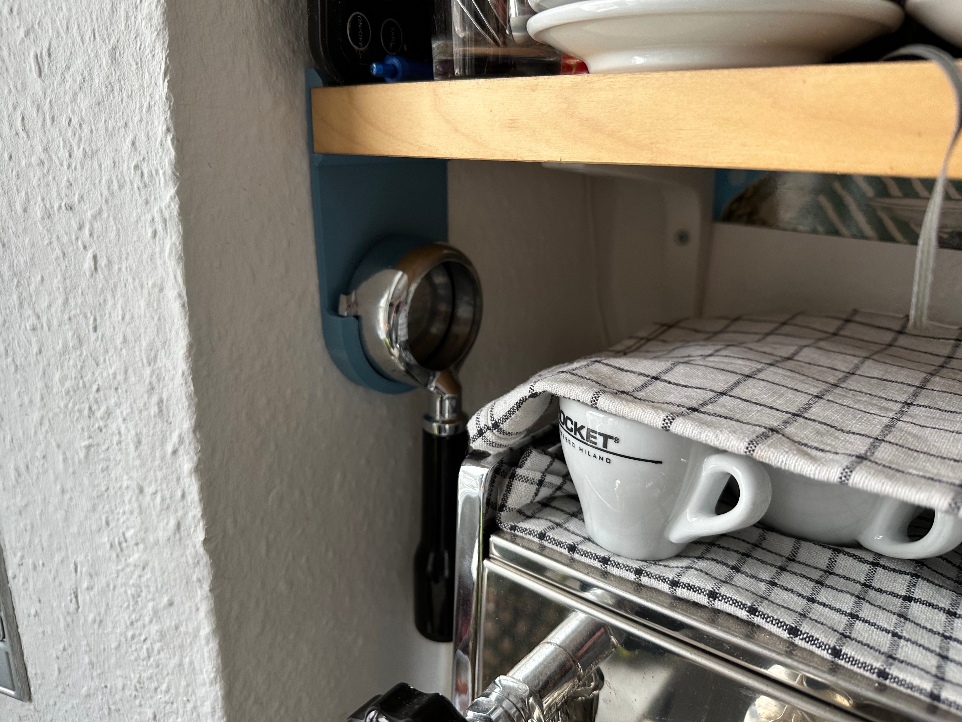 Screwless Portafilter Holder for Rocket Mozzafiato
