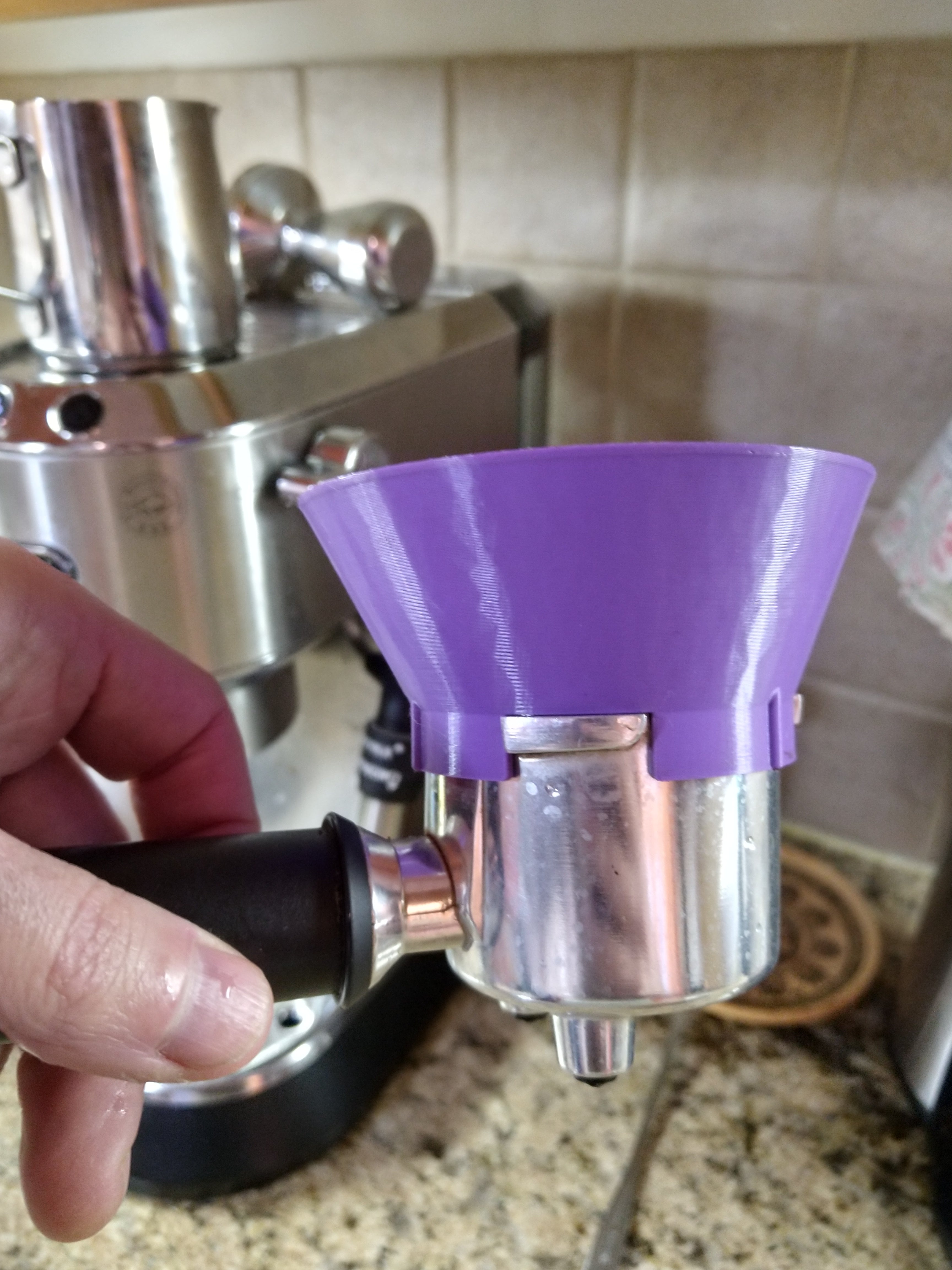 Portafilter Funnel for Espresso Coffee Machine - 51mm