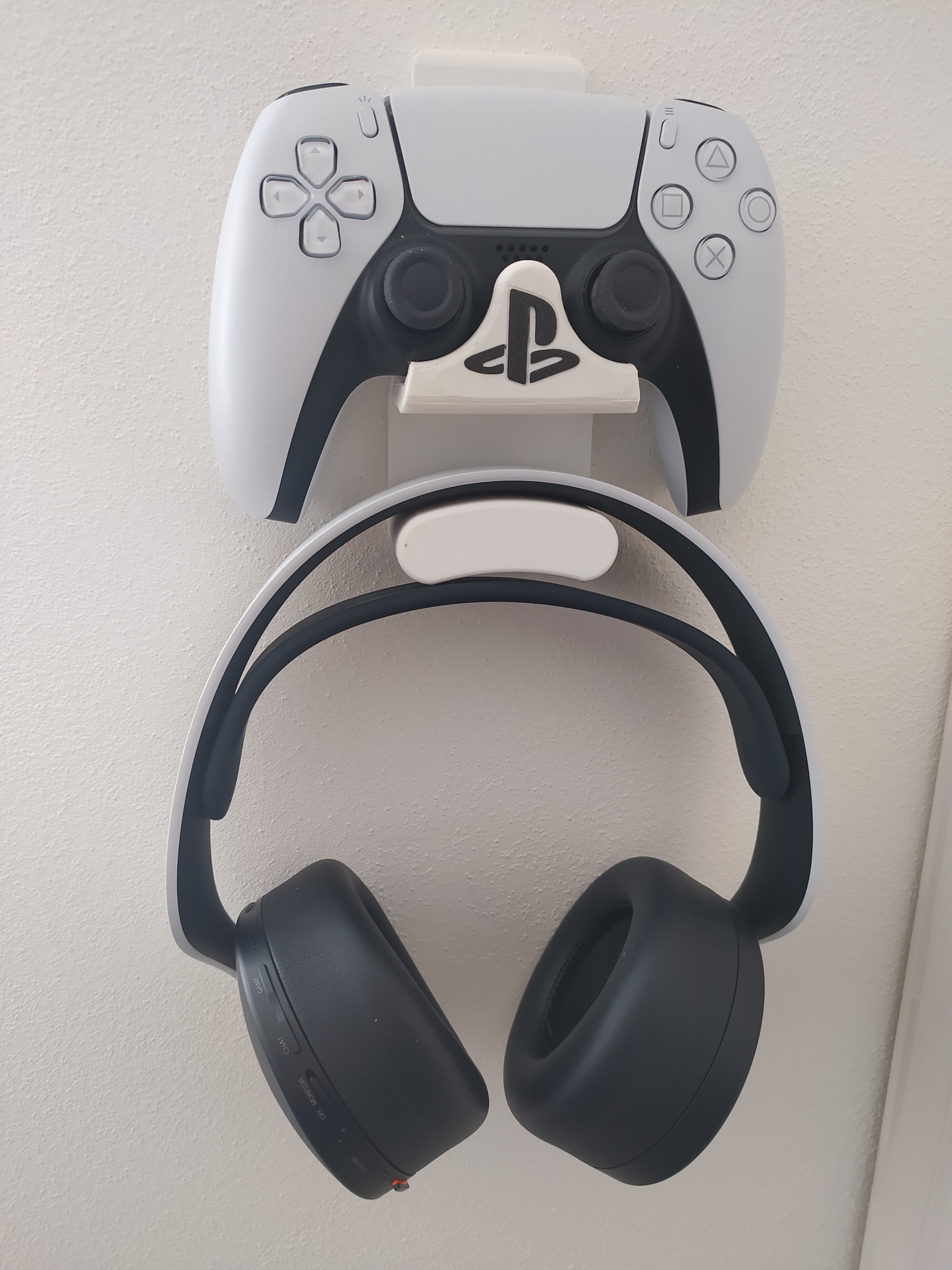Wall-mounted Holder for PS5 Controller and Headphones