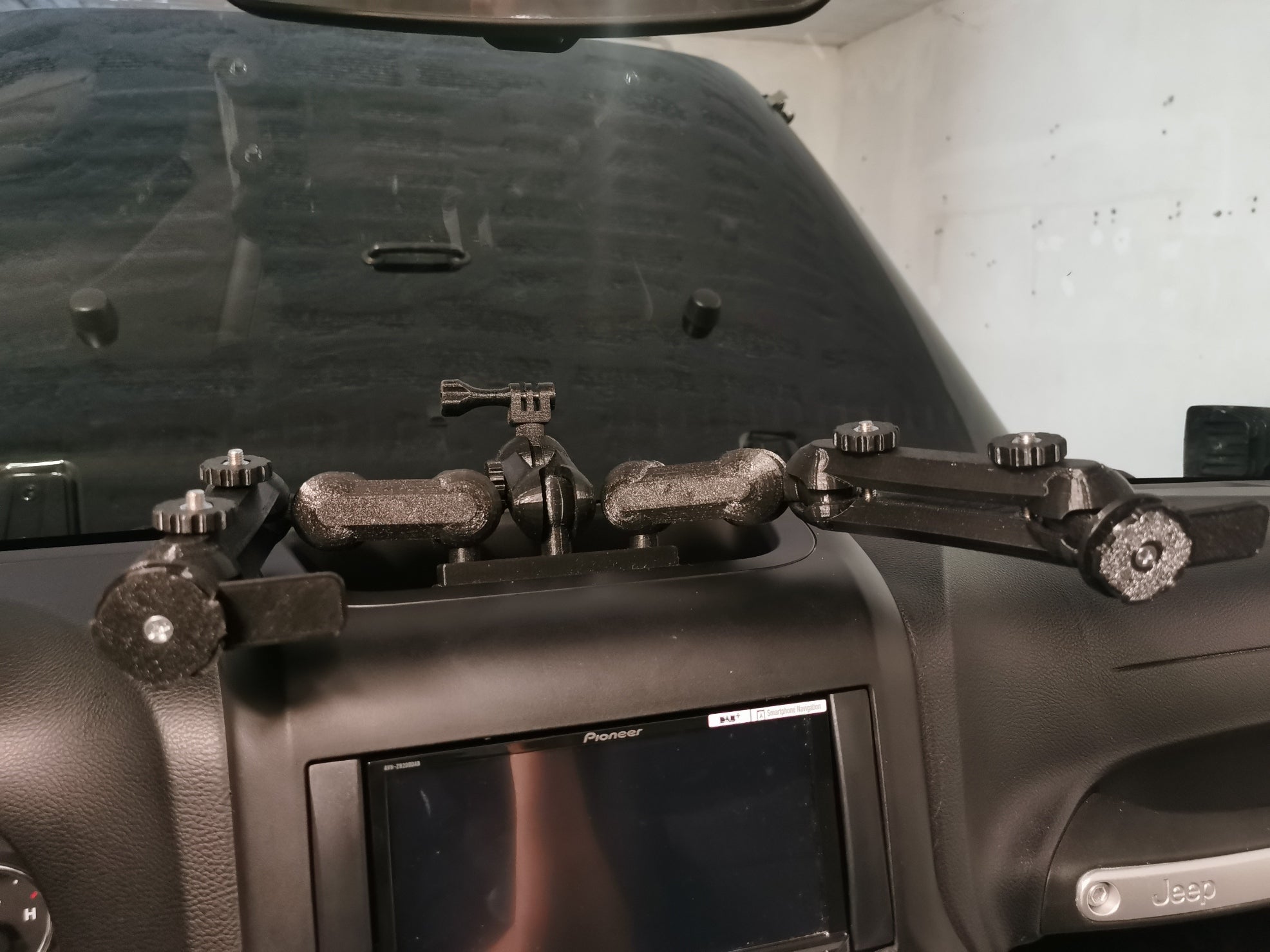 Jeep Wrangler JK Phone, Tablet and GoPro holder