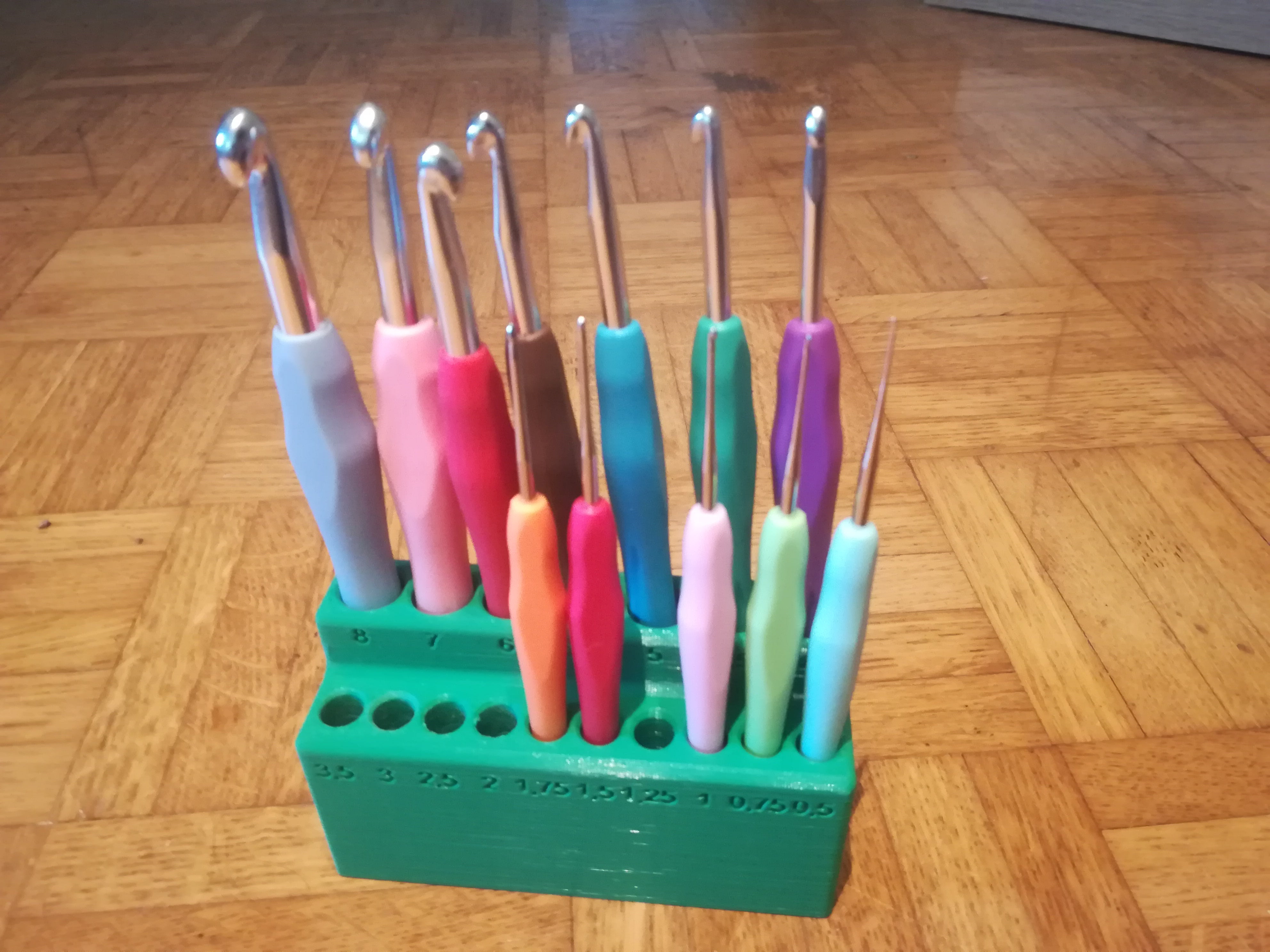 Crochet Hooks Rack - Storage Solution for Crochet Hooks