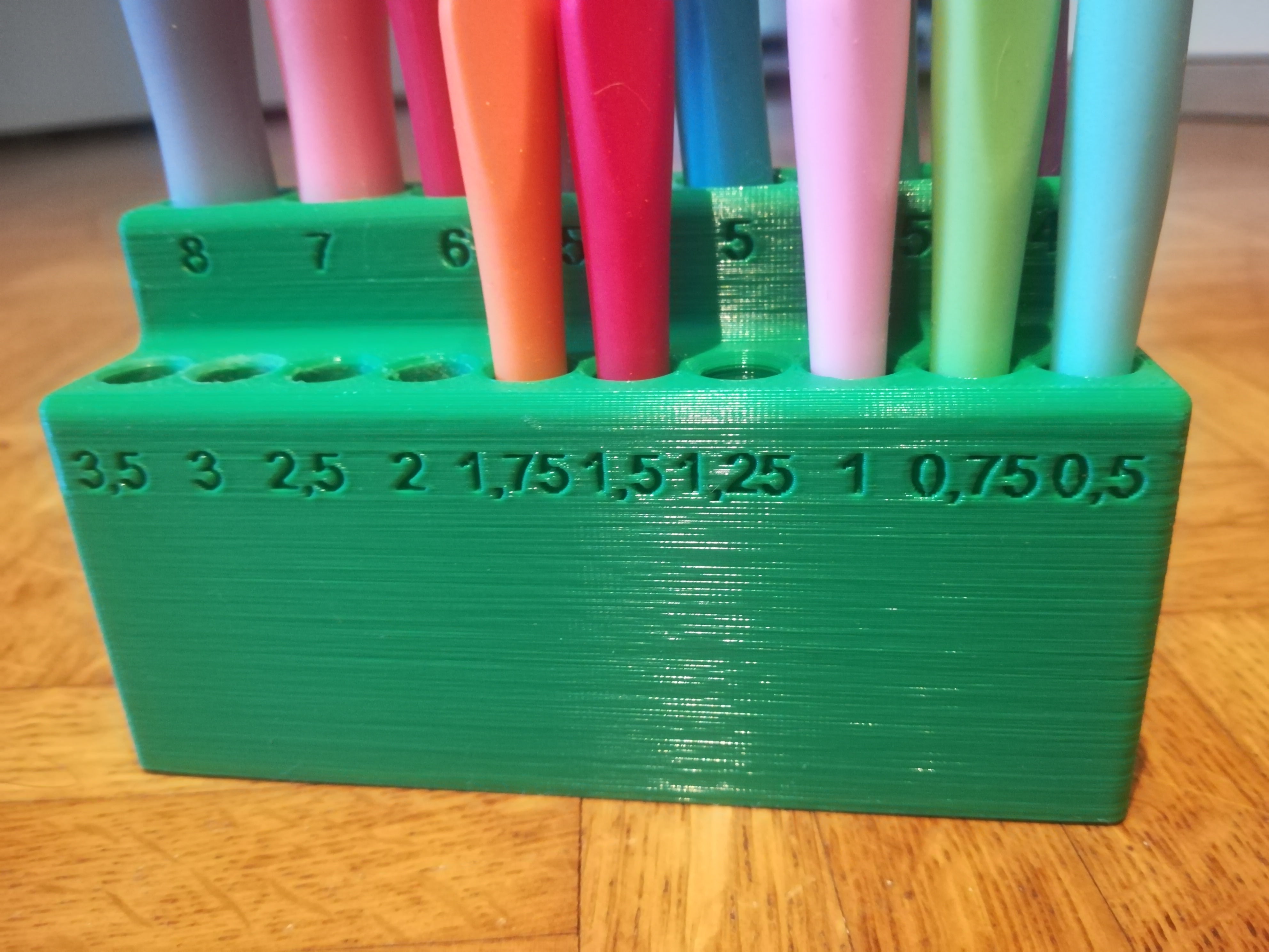 Crochet Hooks Rack - Storage Solution for Crochet Hooks