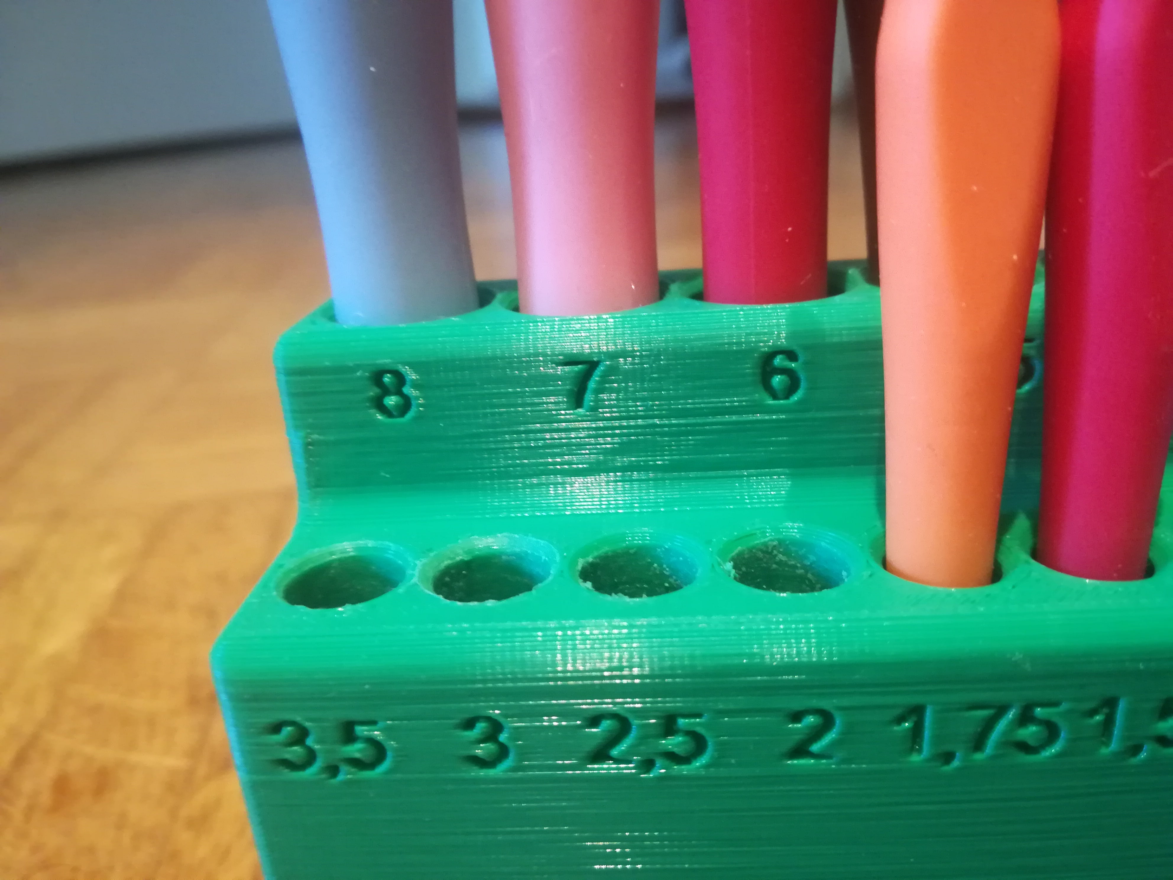 Crochet Hooks Rack - Storage Solution for Crochet Hooks