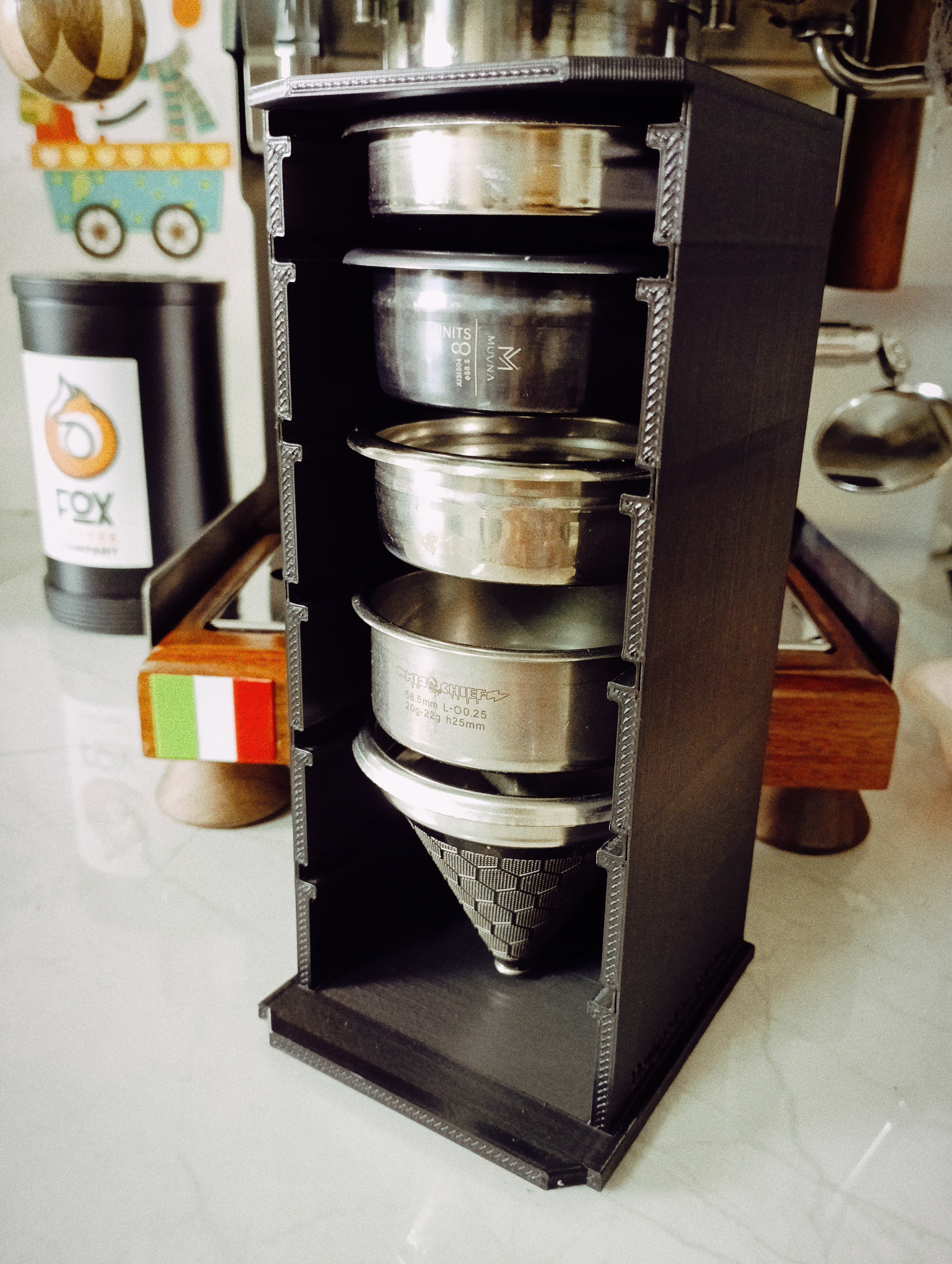 58mm filter basket shelf