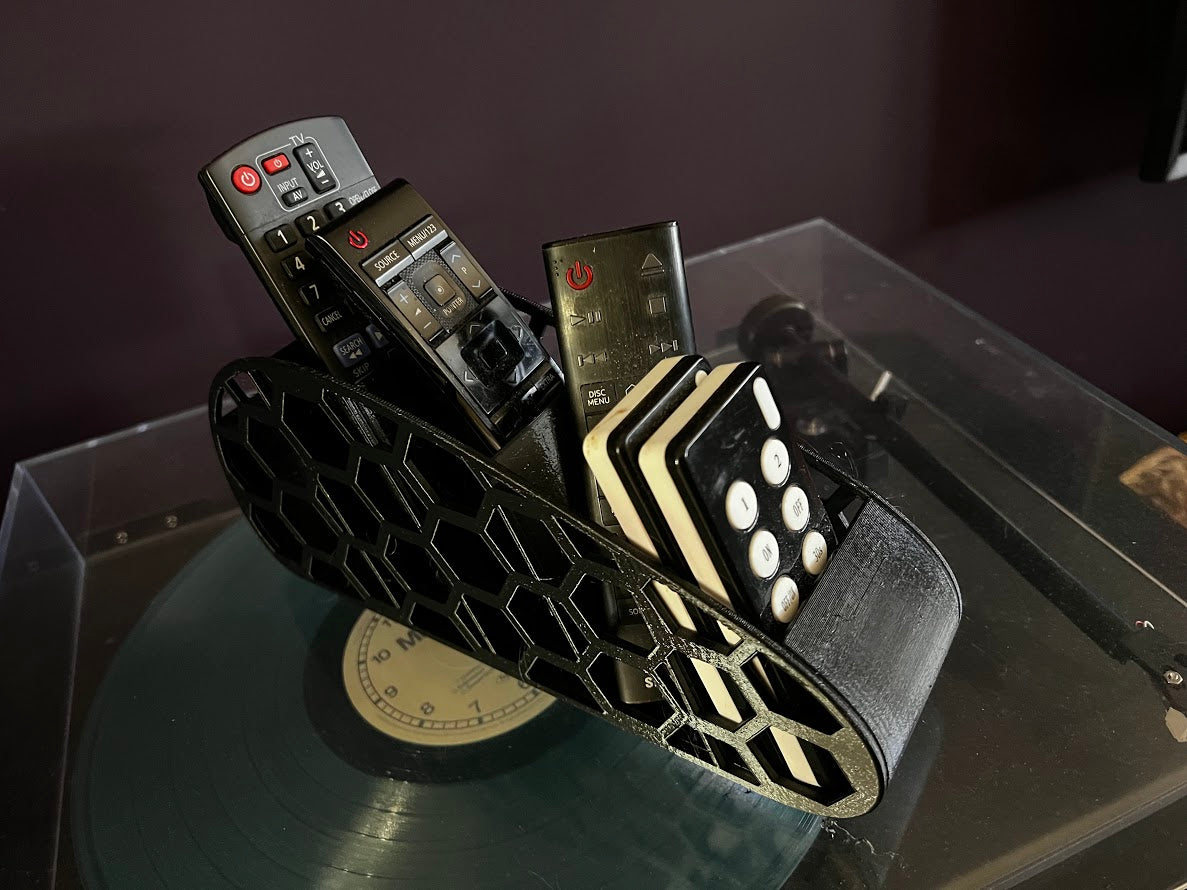Remote control holder for TV