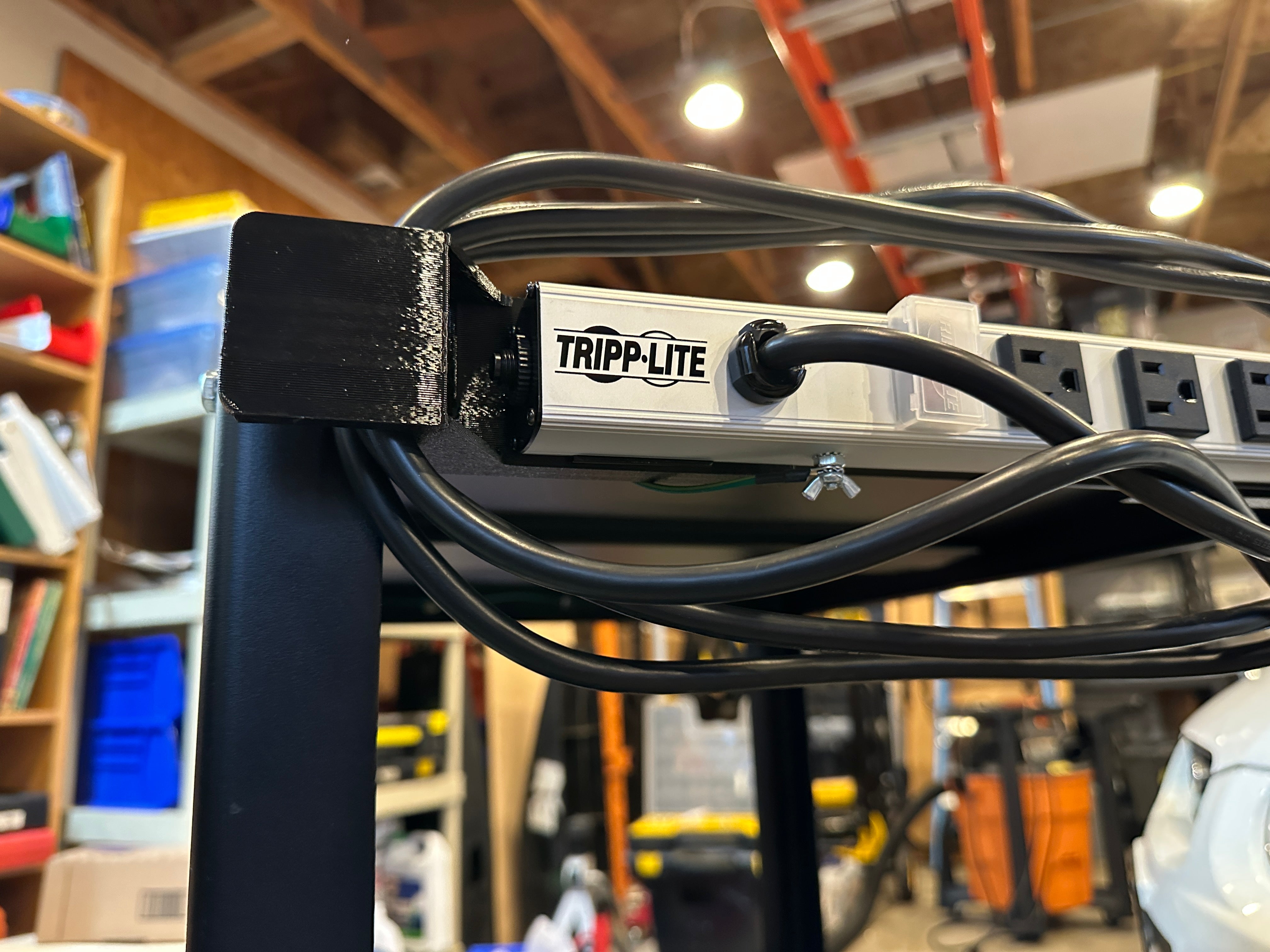 Cable wrap for Bretford A/V Carts