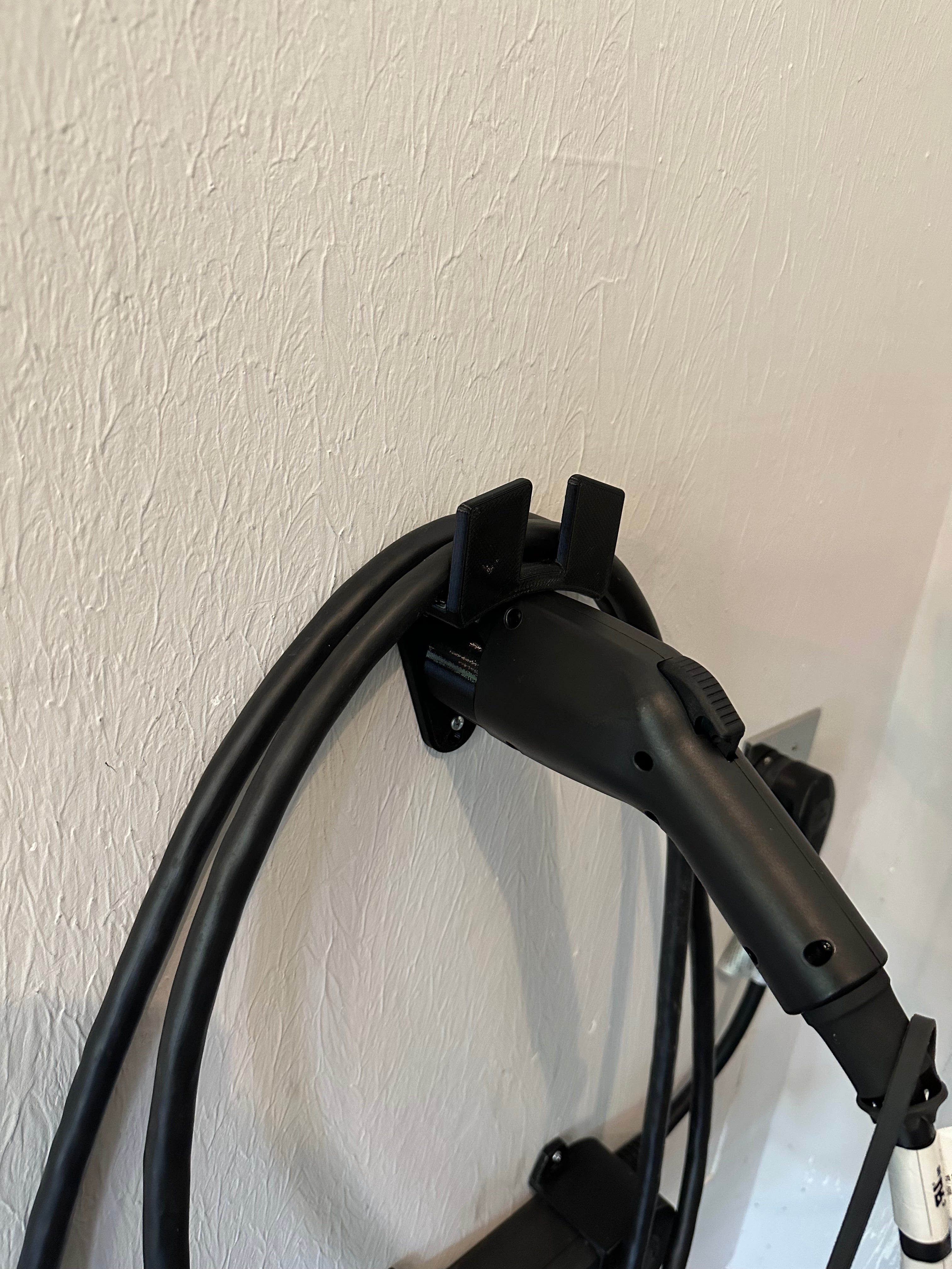 Wall mounted Holder for J1772 CCS1 EV Charger