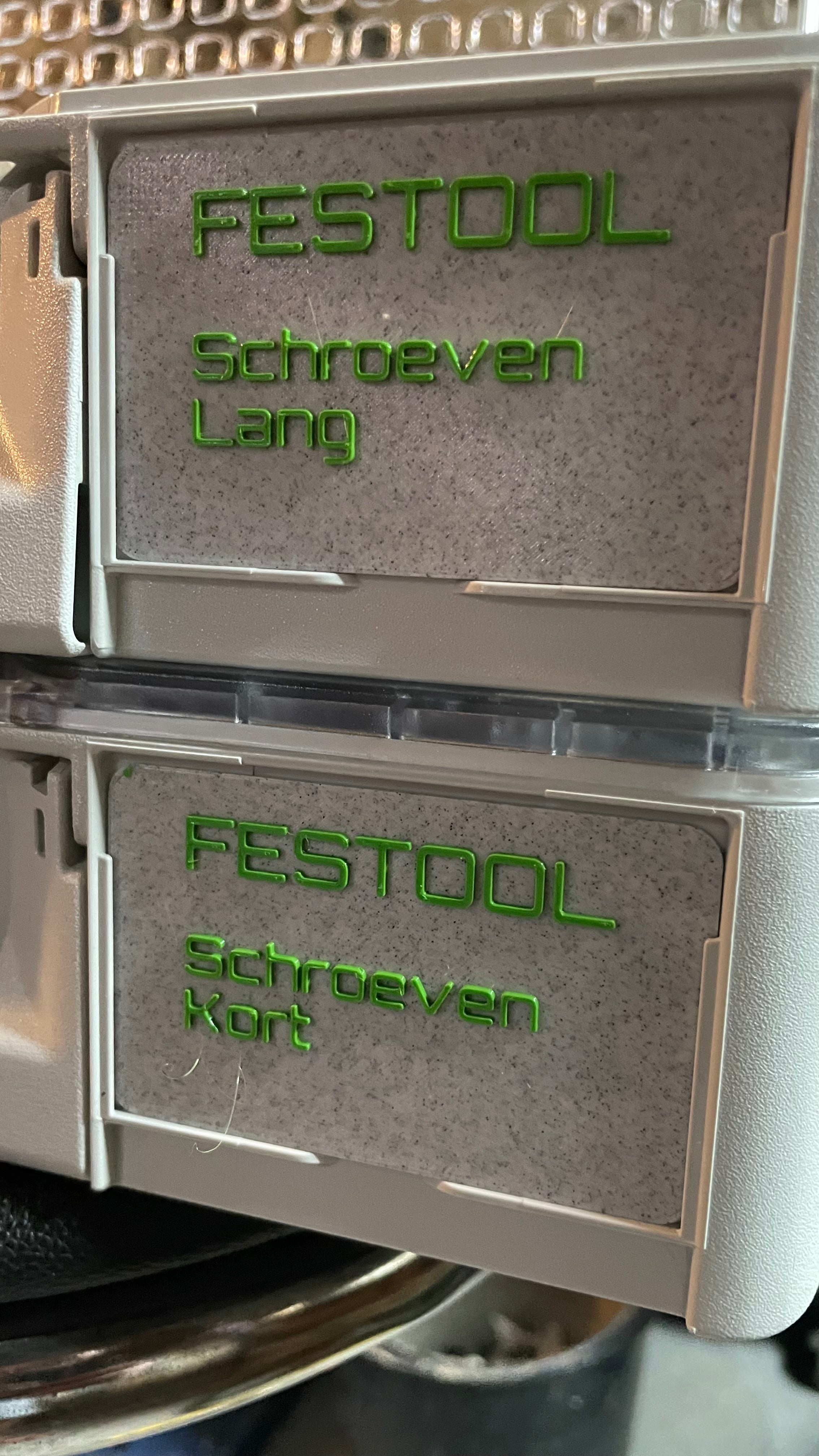 Festool Systainer Contents Card for SYS3 ORG M 89