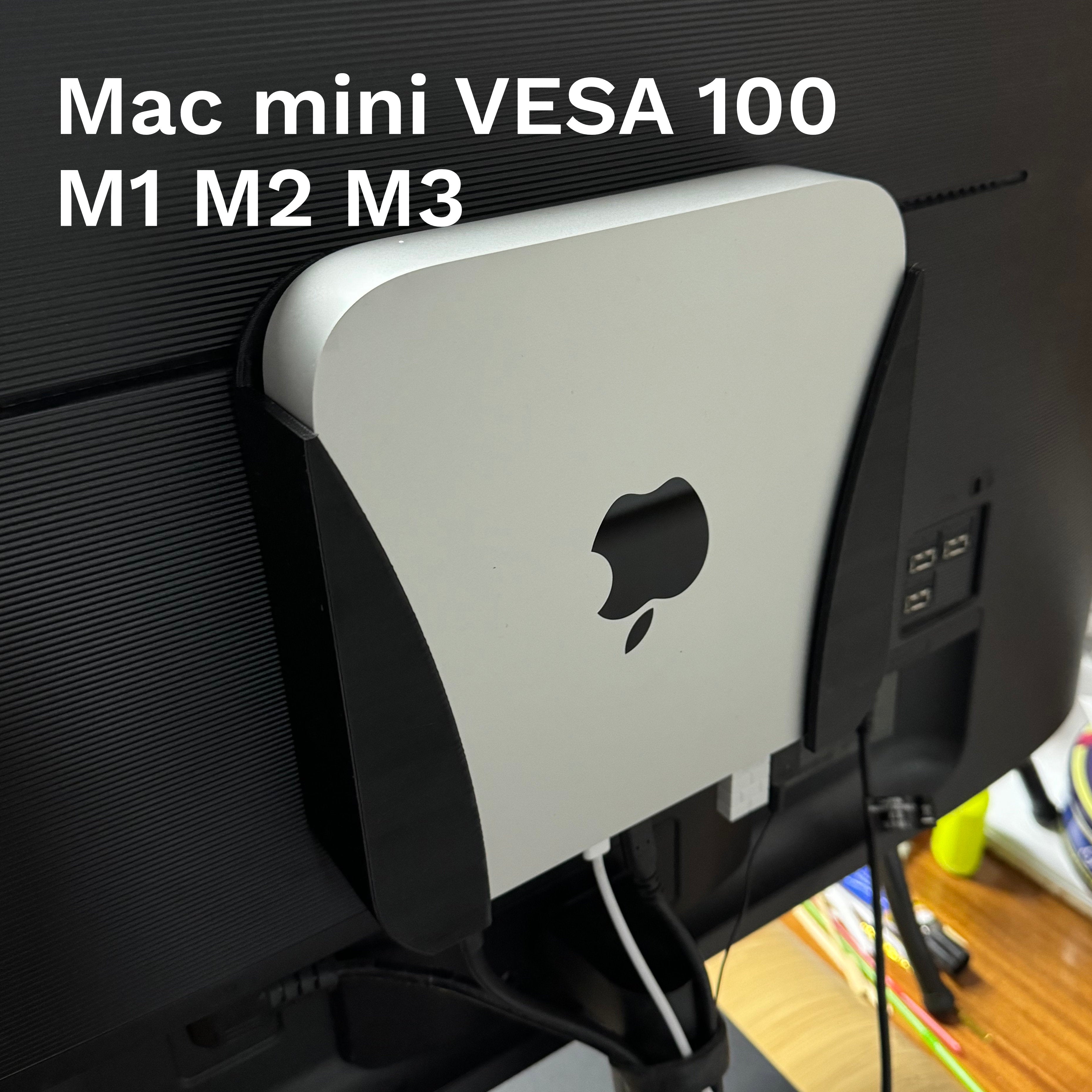 Mac mini M1/M2/M3 screen mount