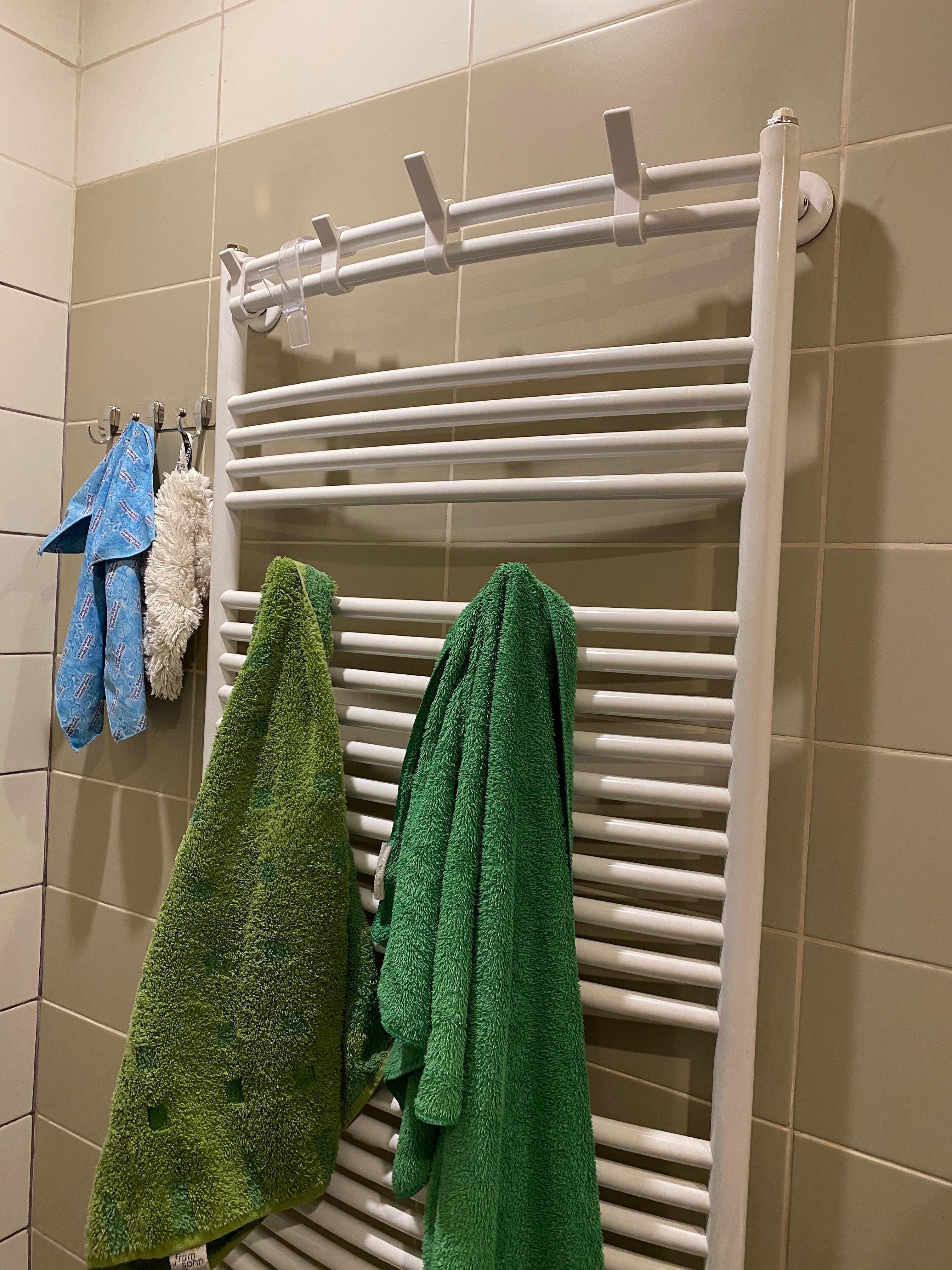 Perfectly customised radiator towel rail