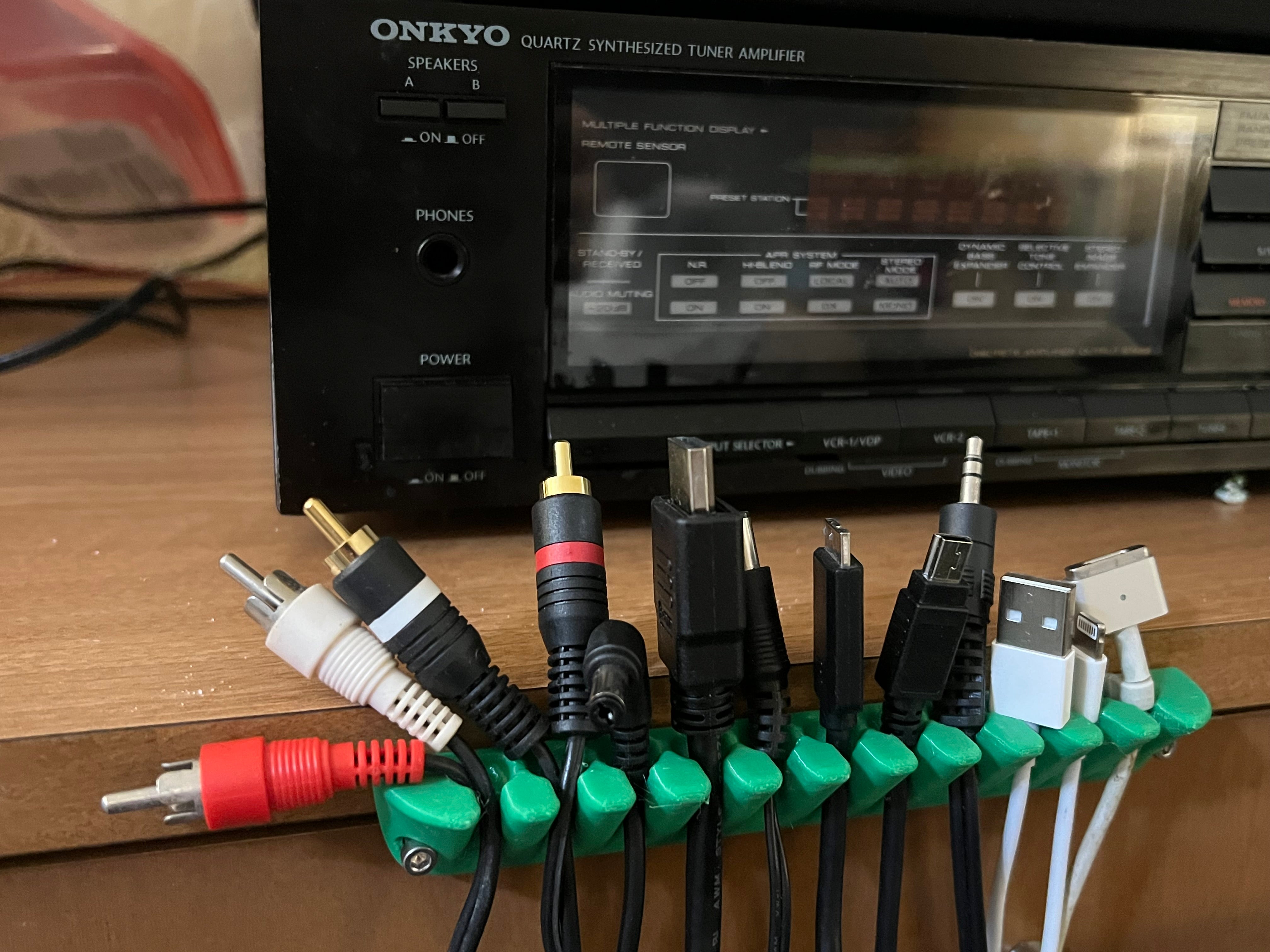Rake Rack Cable and Cord Holder