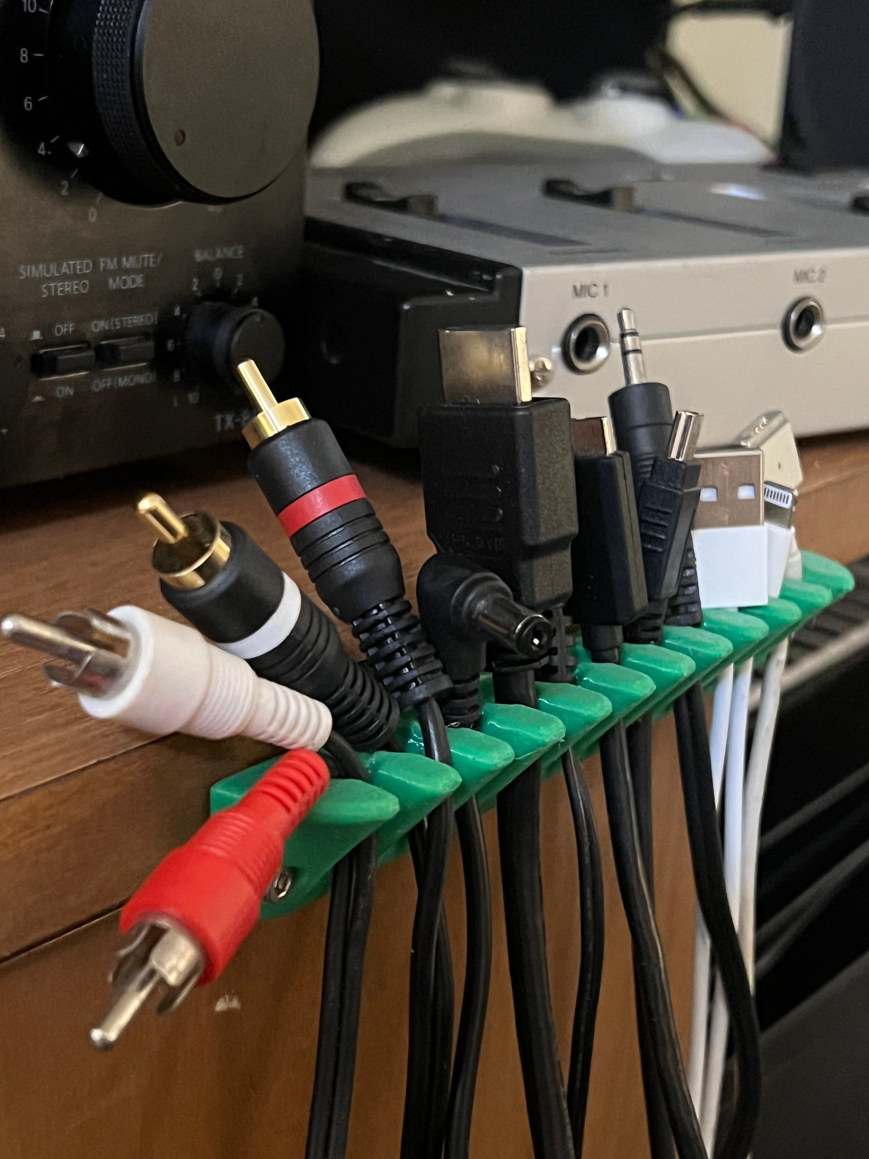 Rake Rack Cable and Cord Holder