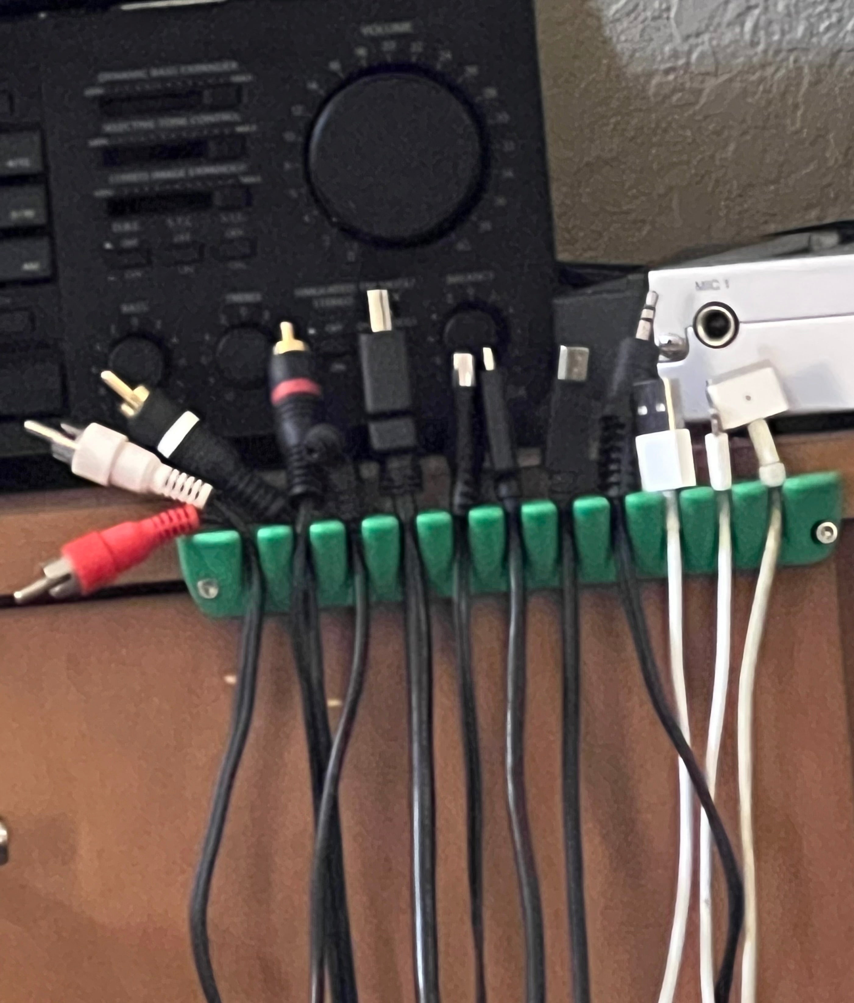 Rake Rack Cable and Cord Holder
