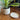Mid Century Modern Plantepotte med drypbakke