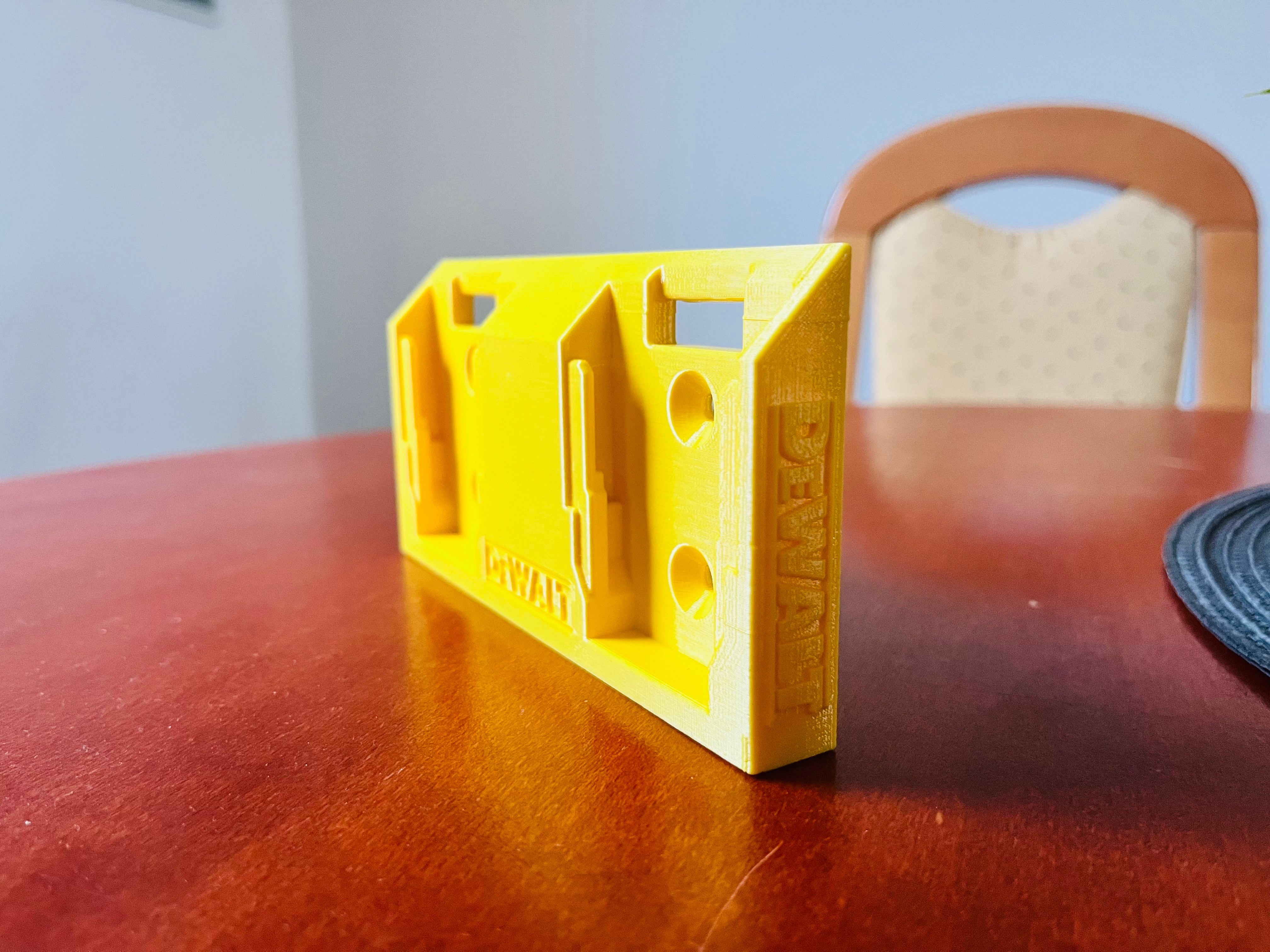 Duo DeWalt 18V Battery Holder for Wall and Ceiling Mounting