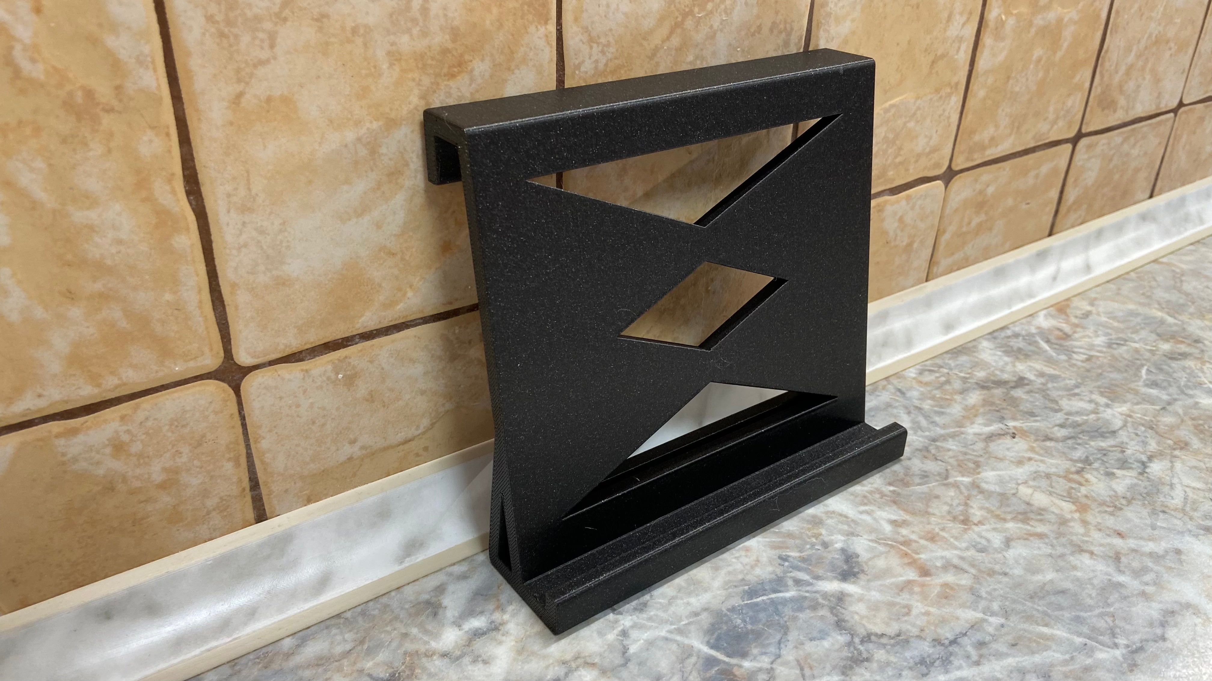 Compact iPad Holder for the Kitchen