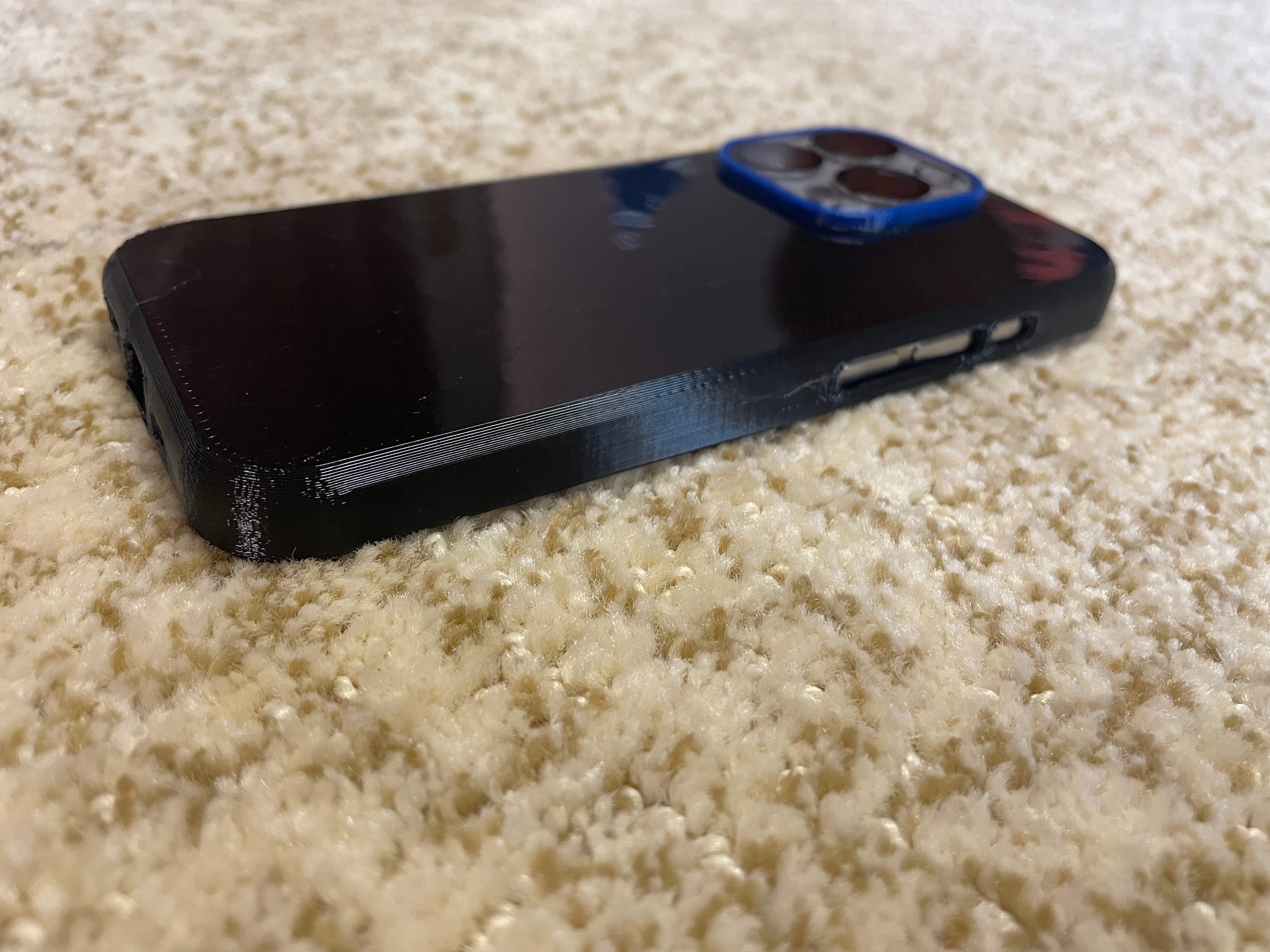 TPU case for iPhone 15 Pro with camera guard