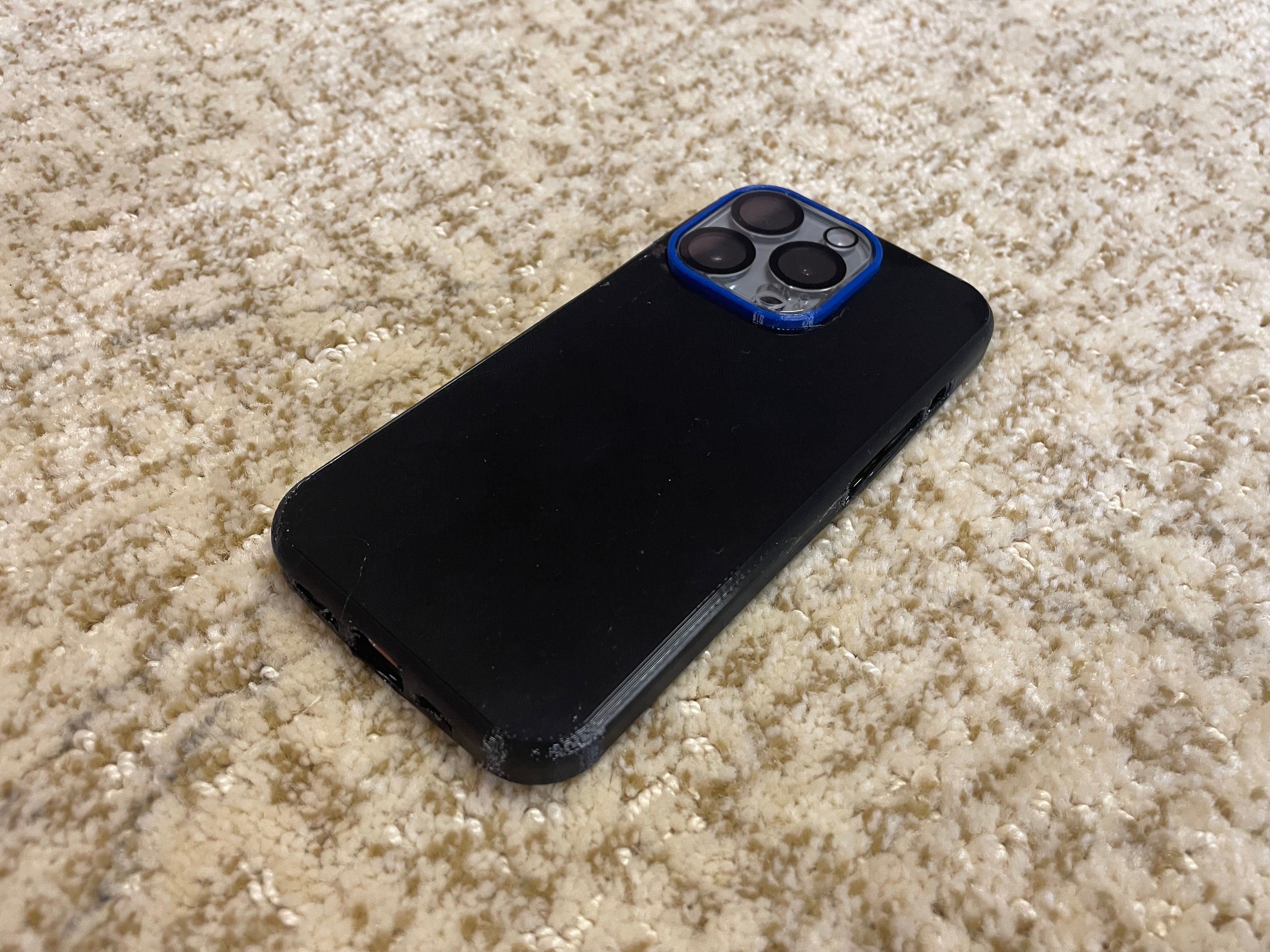 TPU case for iPhone 15 Pro with camera guard