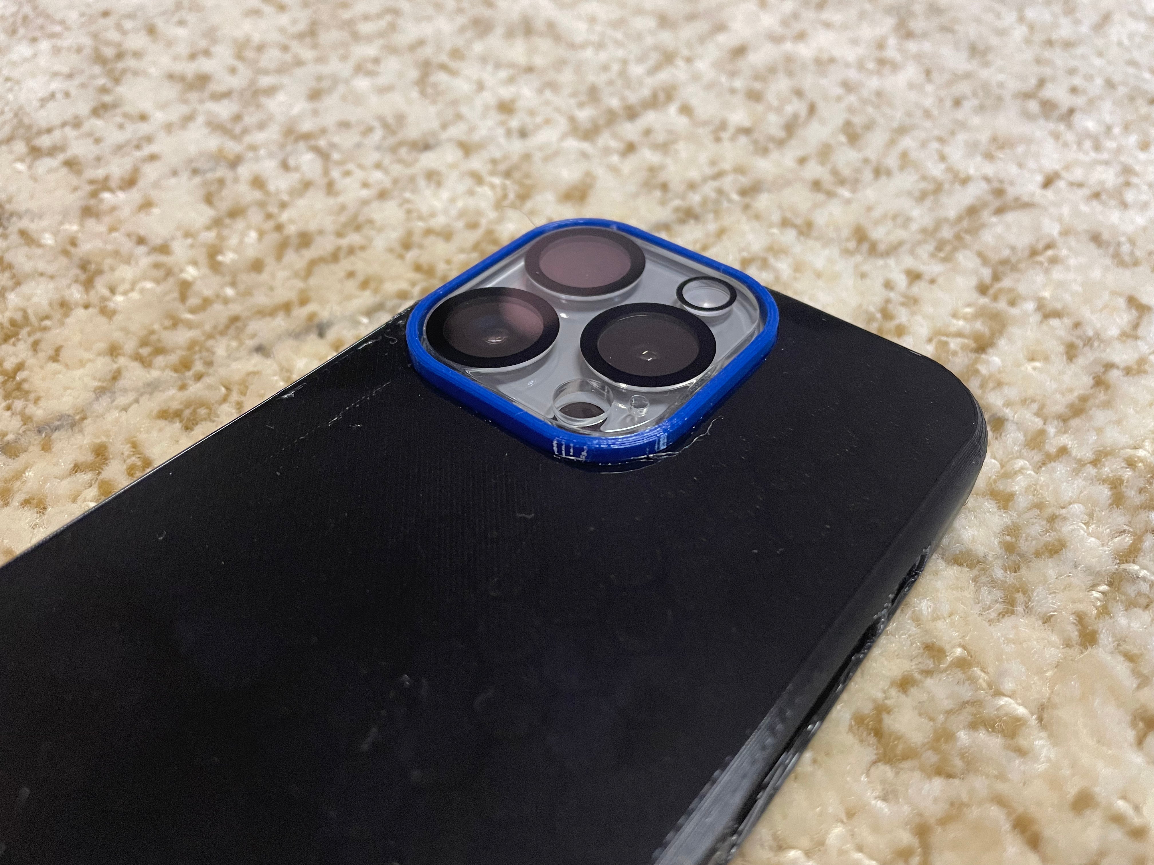 TPU case for iPhone 15 Pro with camera guard