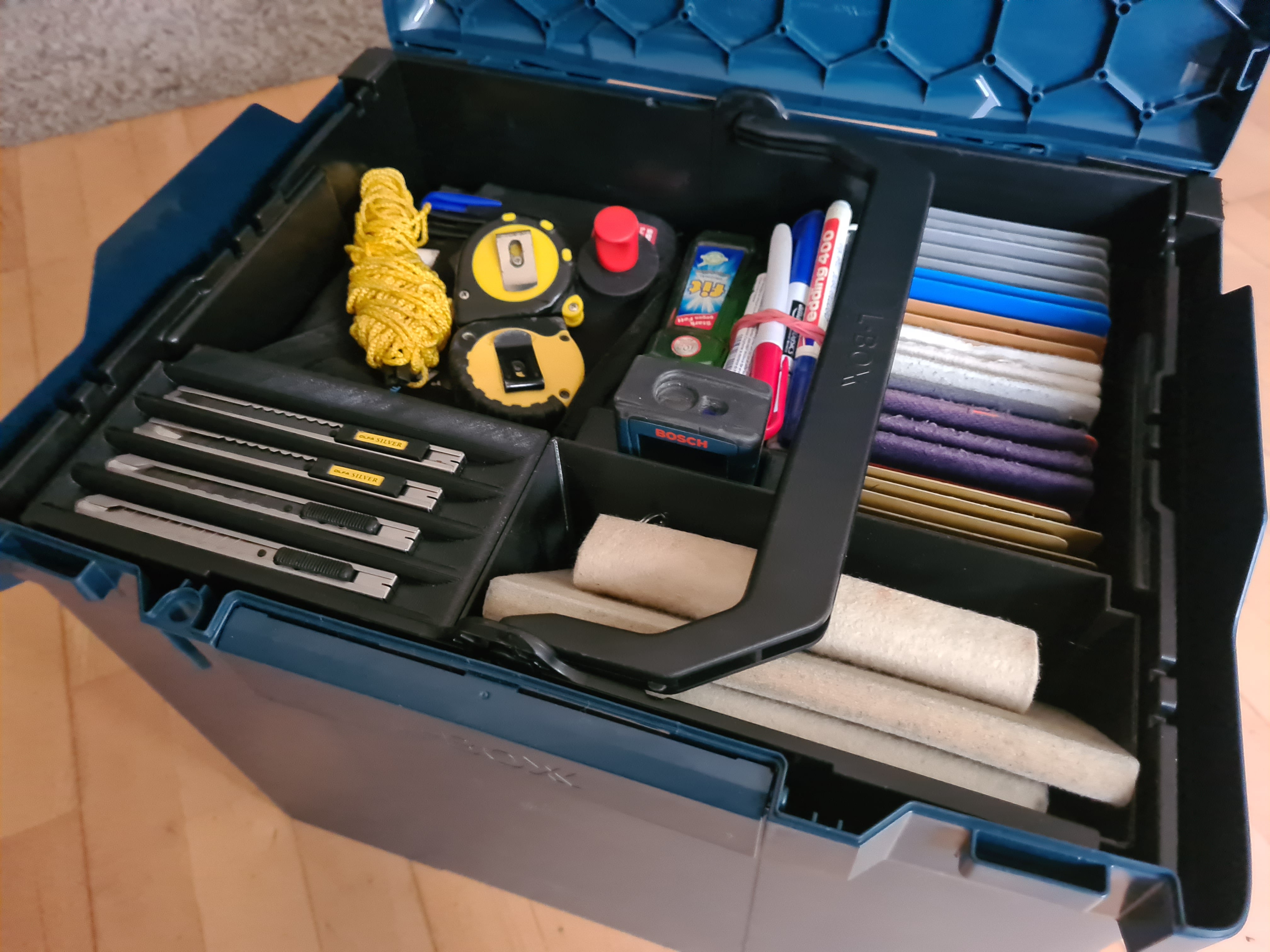 Modular Knife Box for BOSCH L-Boxx and Sortimo Systems