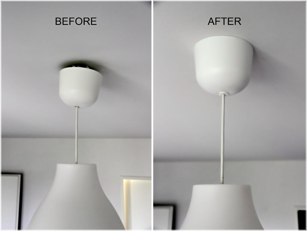 Lamp shade wire clamp
