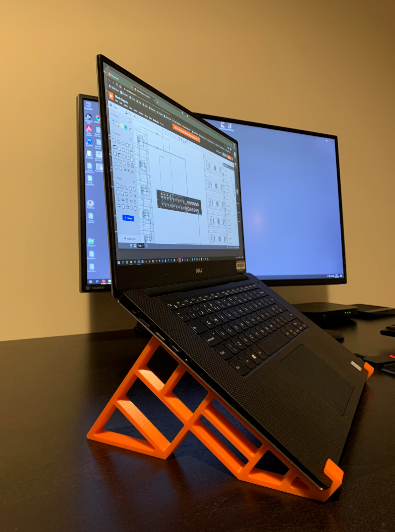 Dell XPS 15 Laptop Stand for ergonomic desk positioning